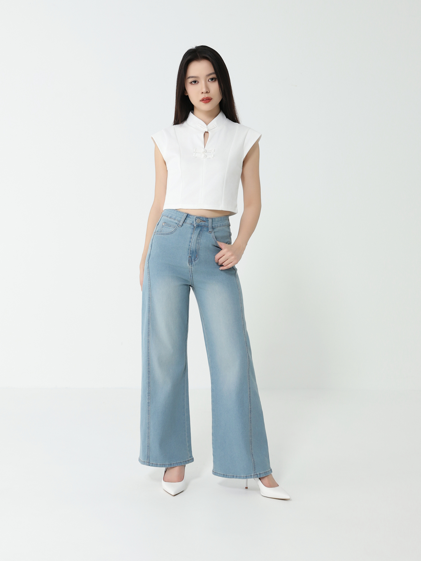 Denim Long Pants DJ108