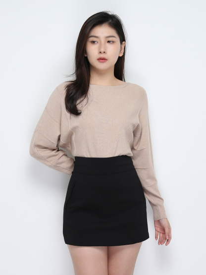 High Waist Irregular Long Skirt Pants 28341