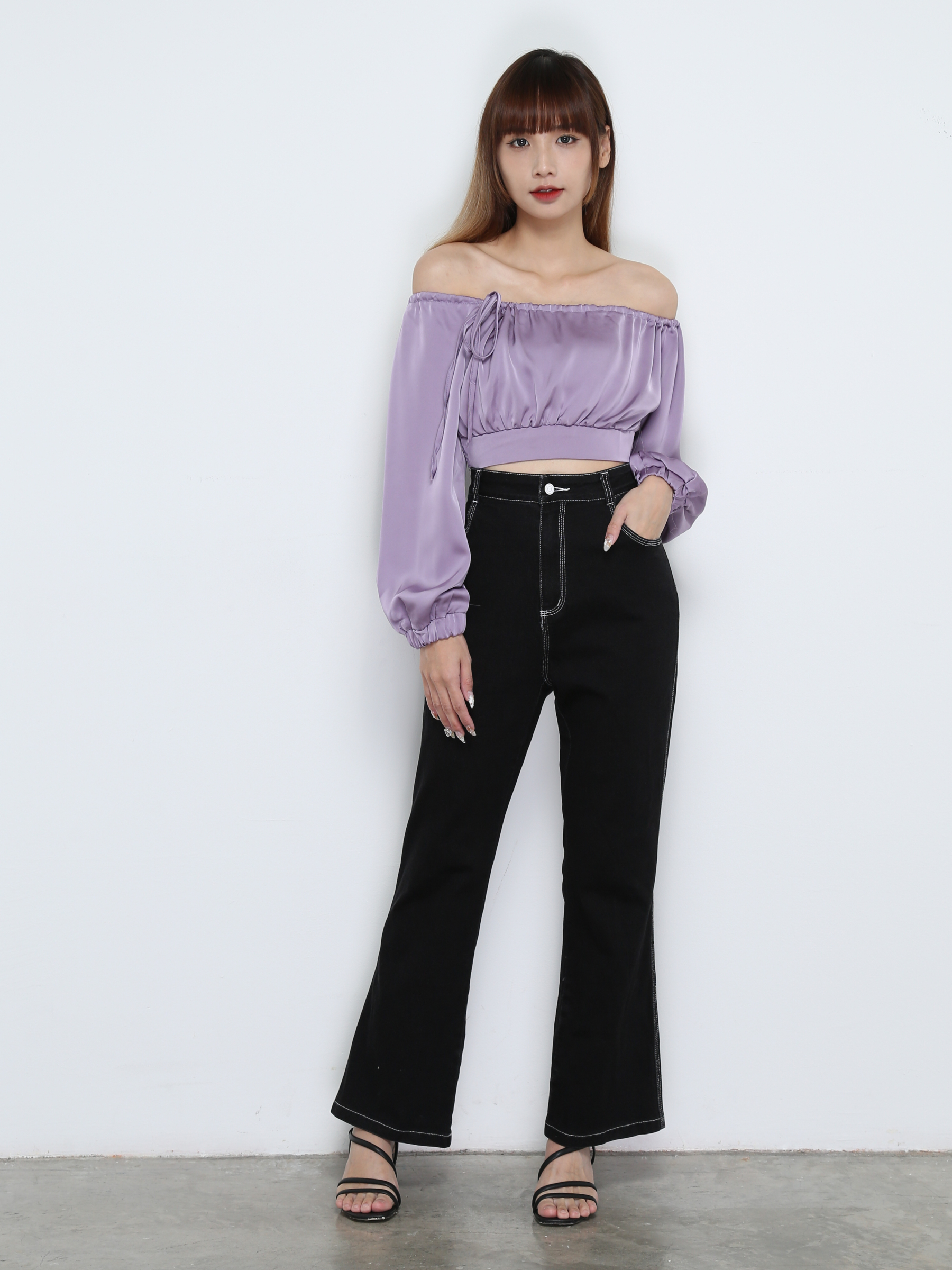 Denim Long Pants 28741