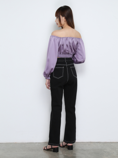 Denim Long Pants 28741