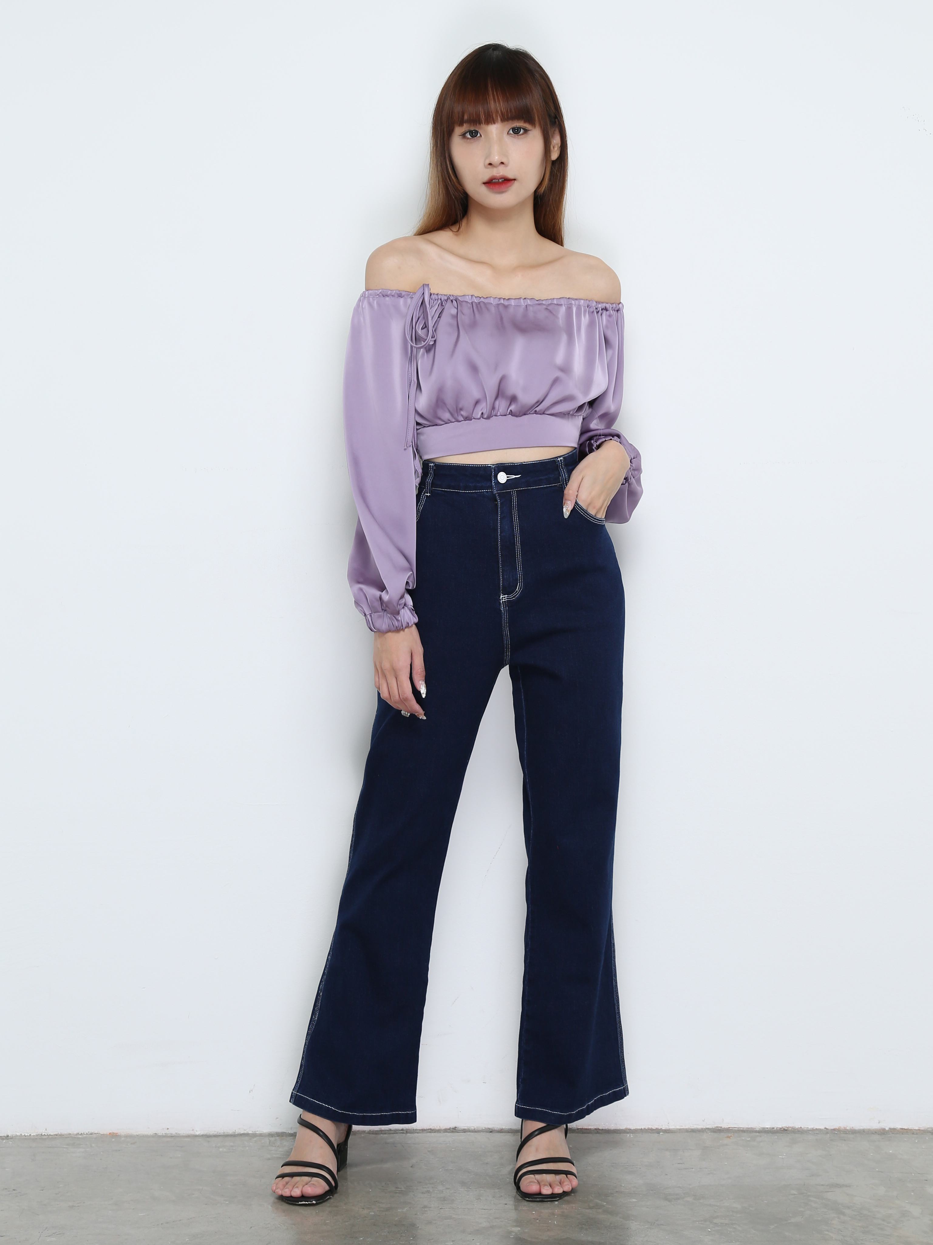 Denim Long Pants 28741