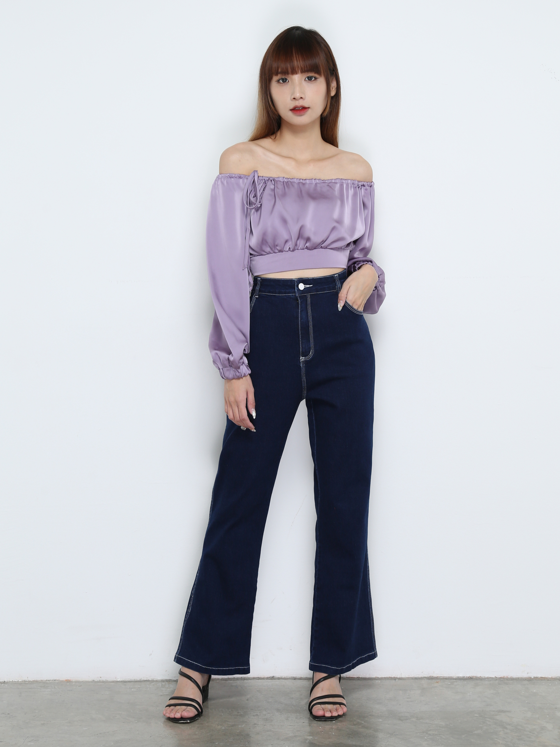 Denim Long Pants 28741
