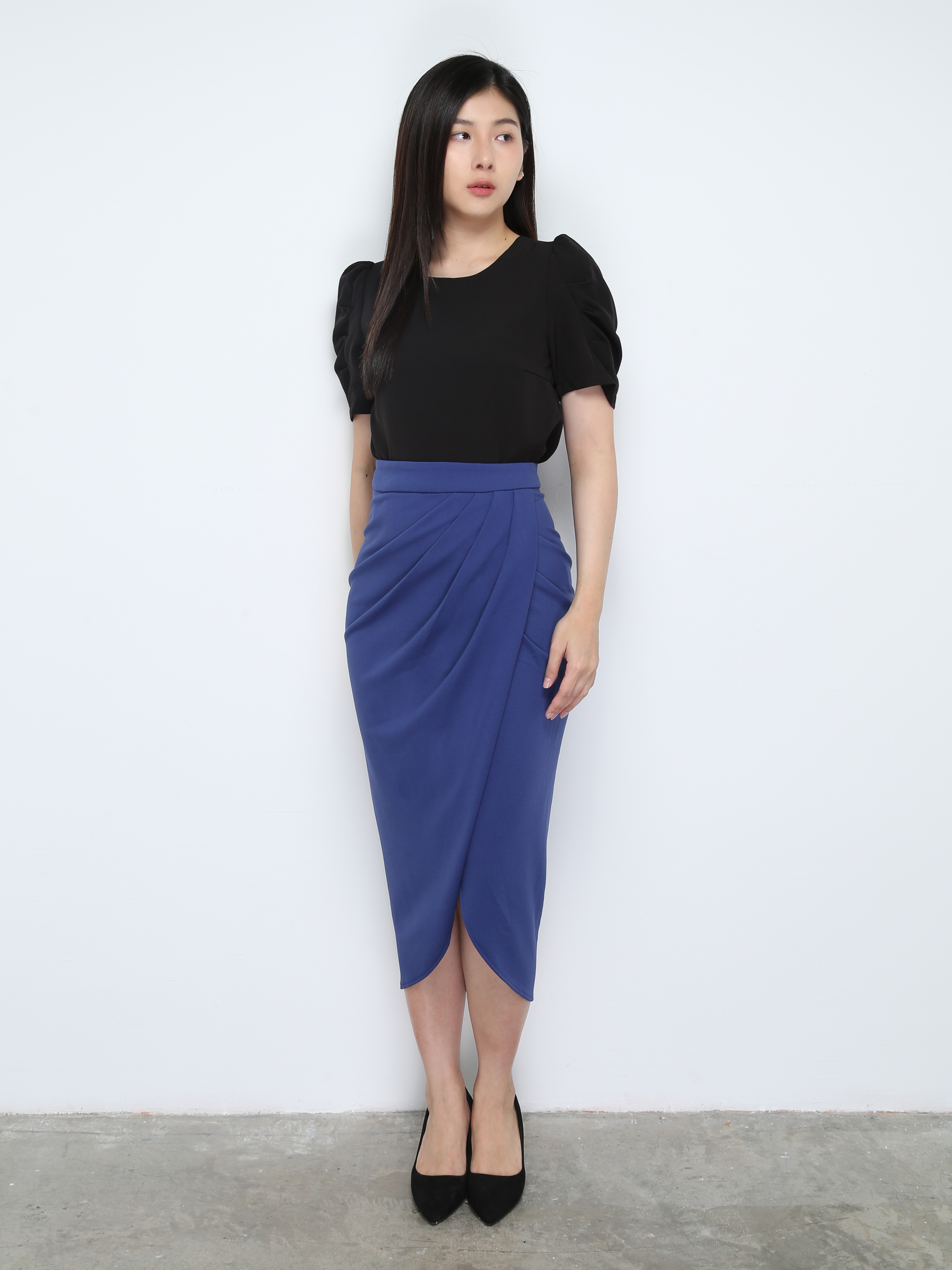 Pleated Long Skirt 28191