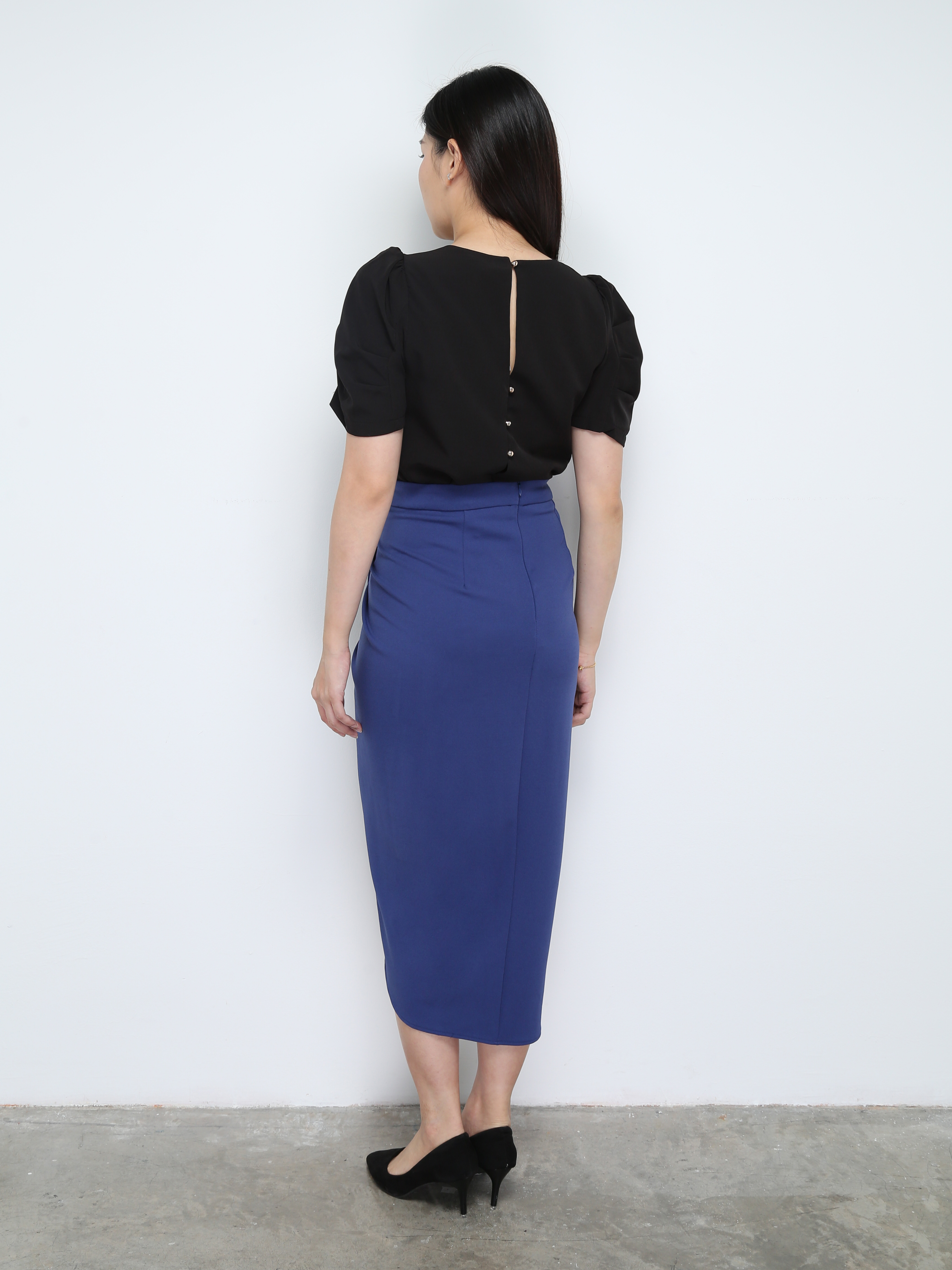 Pleated Long Skirt 28191