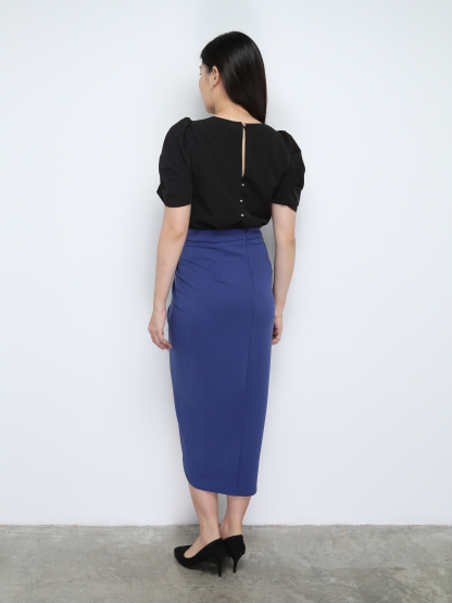 Pleated Long Skirt 28191