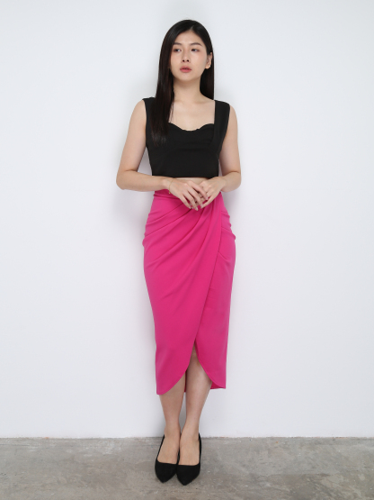 Pleated Long Skirt 28191