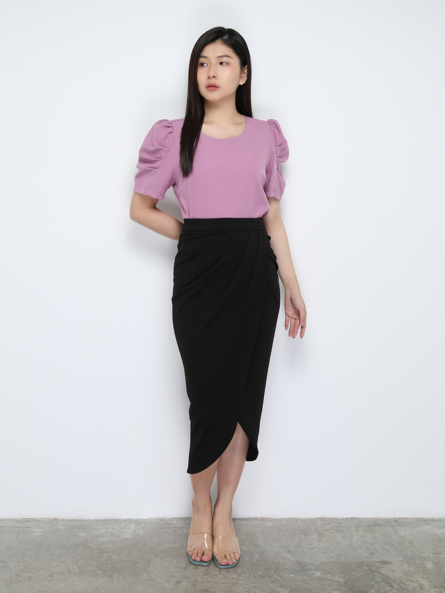 Pleated Long Skirt 28191