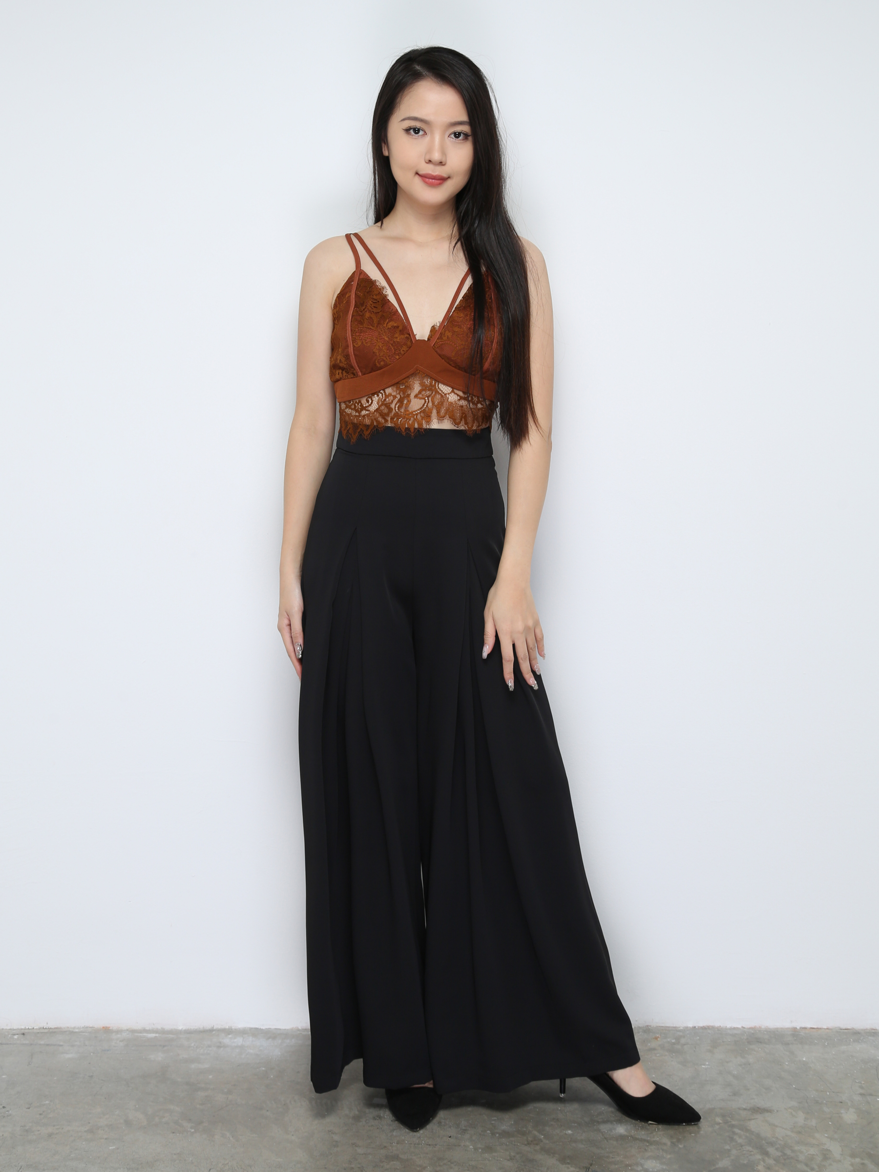 Sleeveless With Lace Bralette 28246