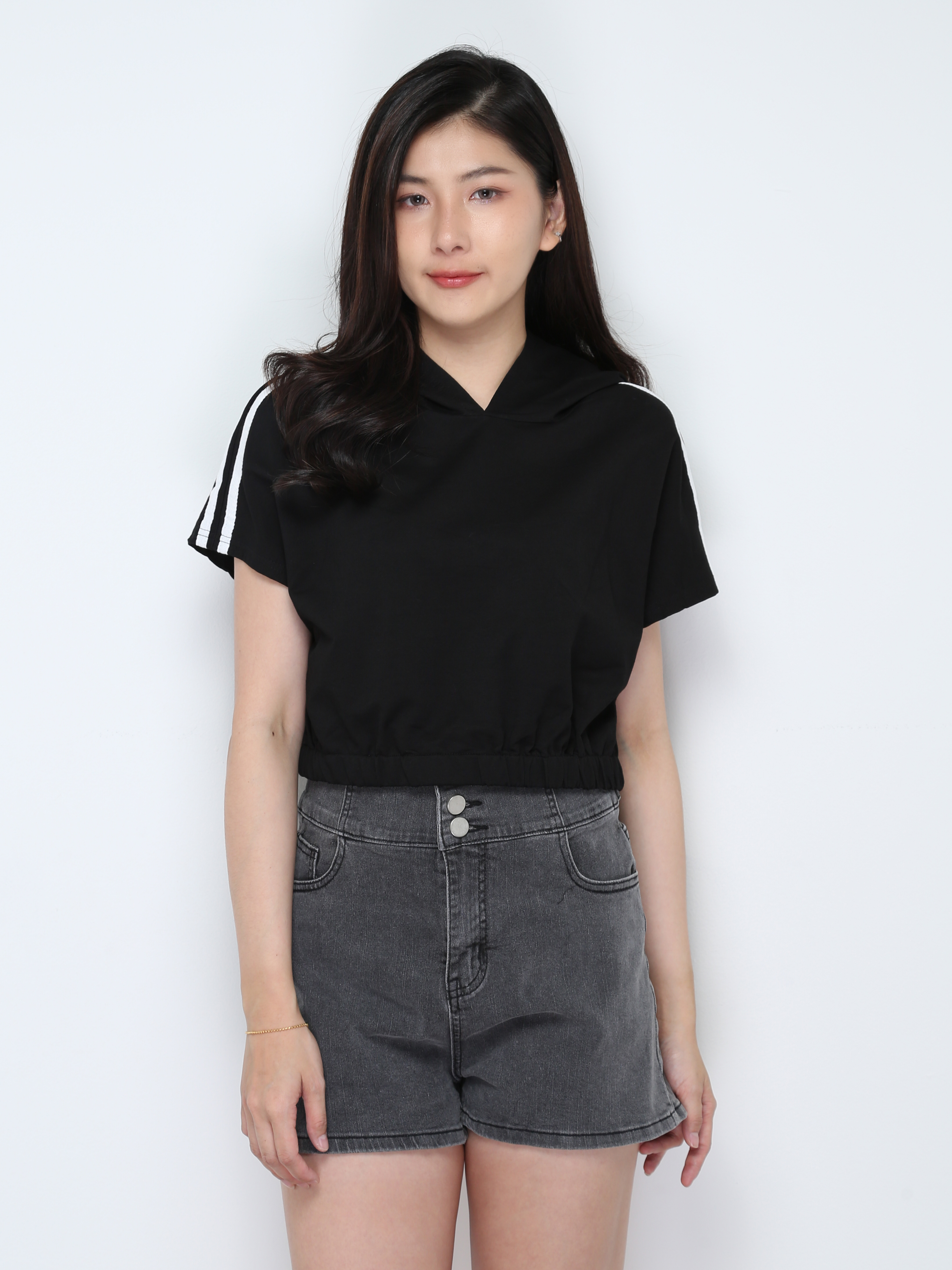 Cap Sleeve Waist Stretchable With Cap Top 28266