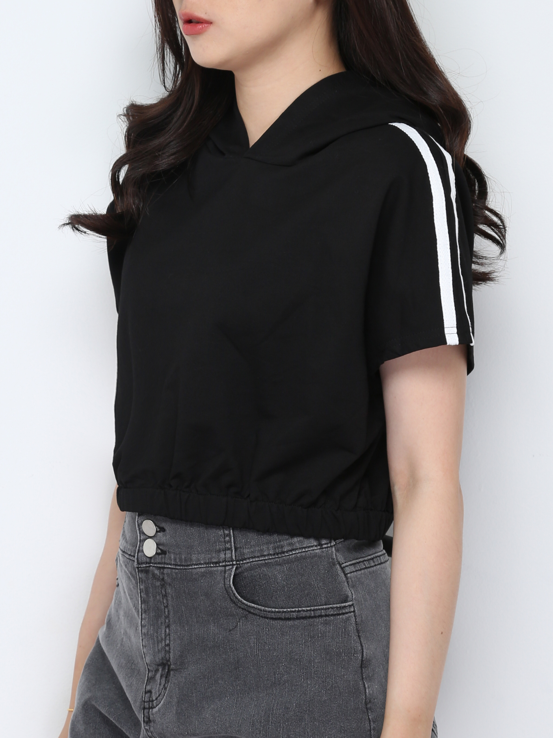 Cap Sleeve Waist Stretchable With Cap Top 28266