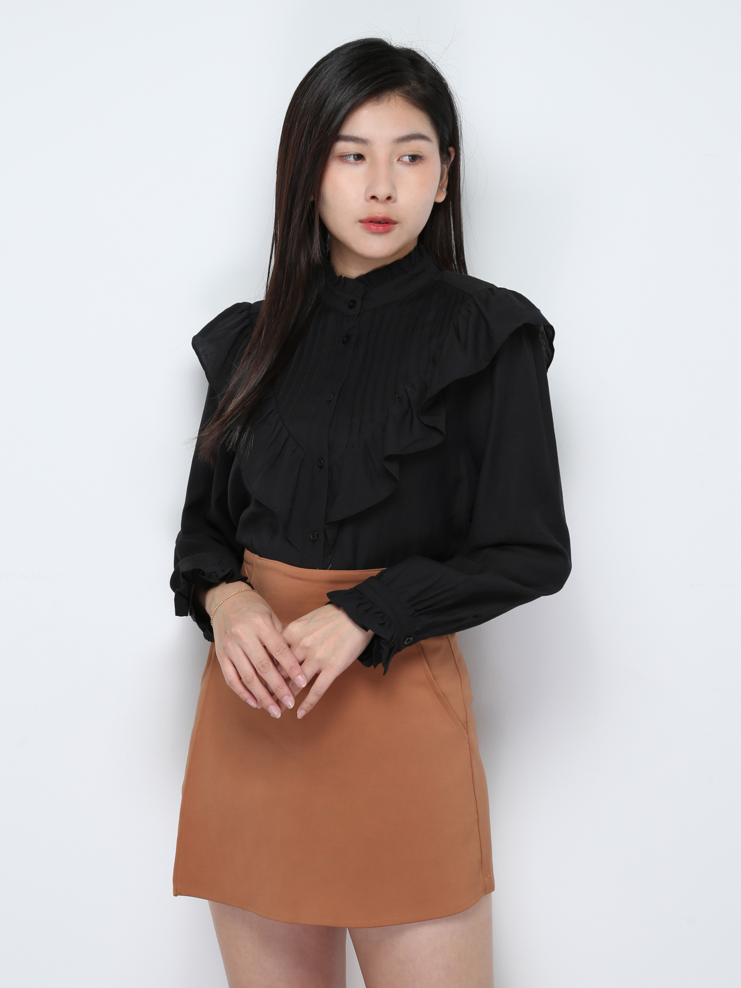 Ruffles Long Sleeve Blouse 28278