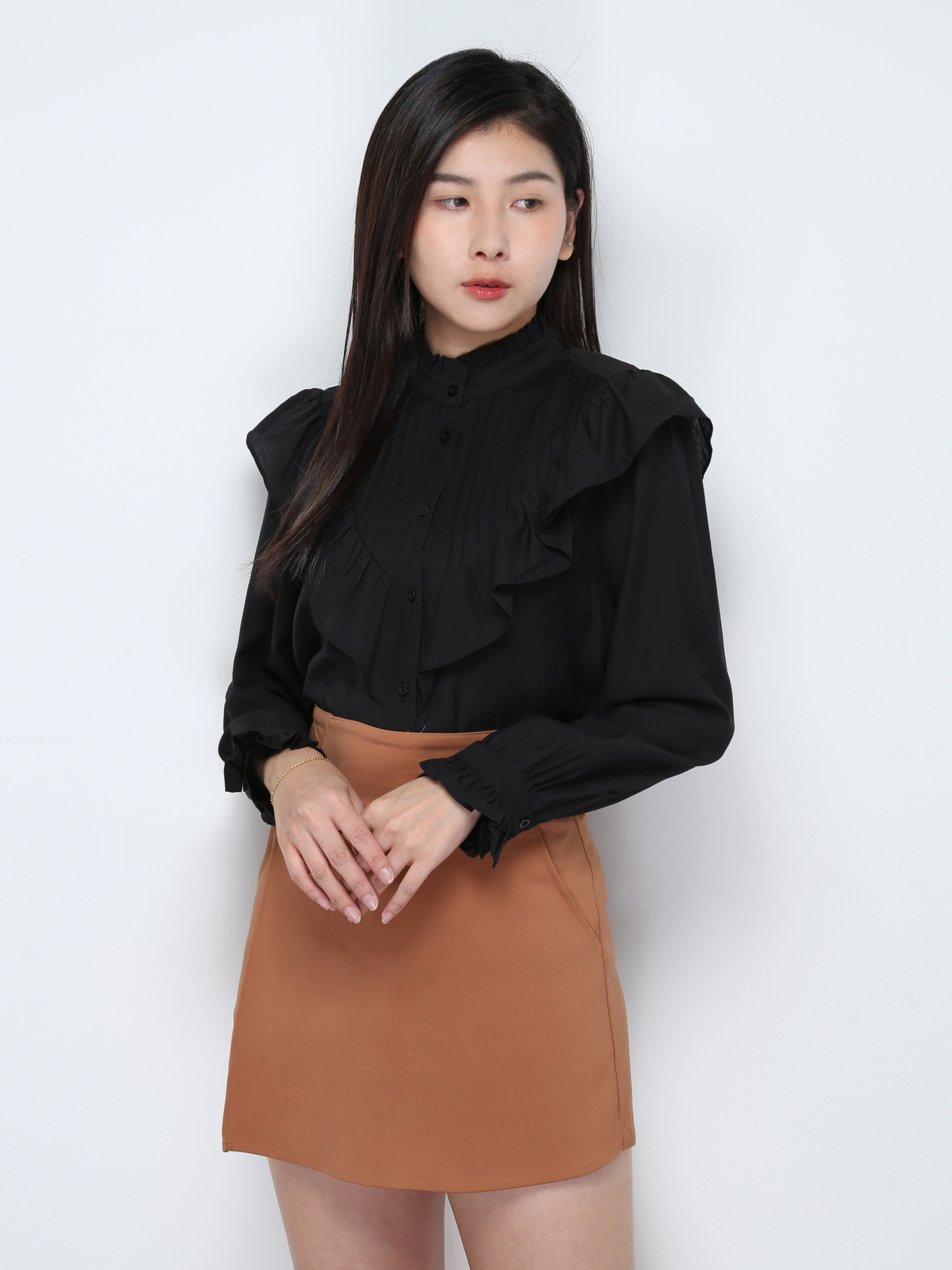 Ruffles Long Sleeve Blouse 28278