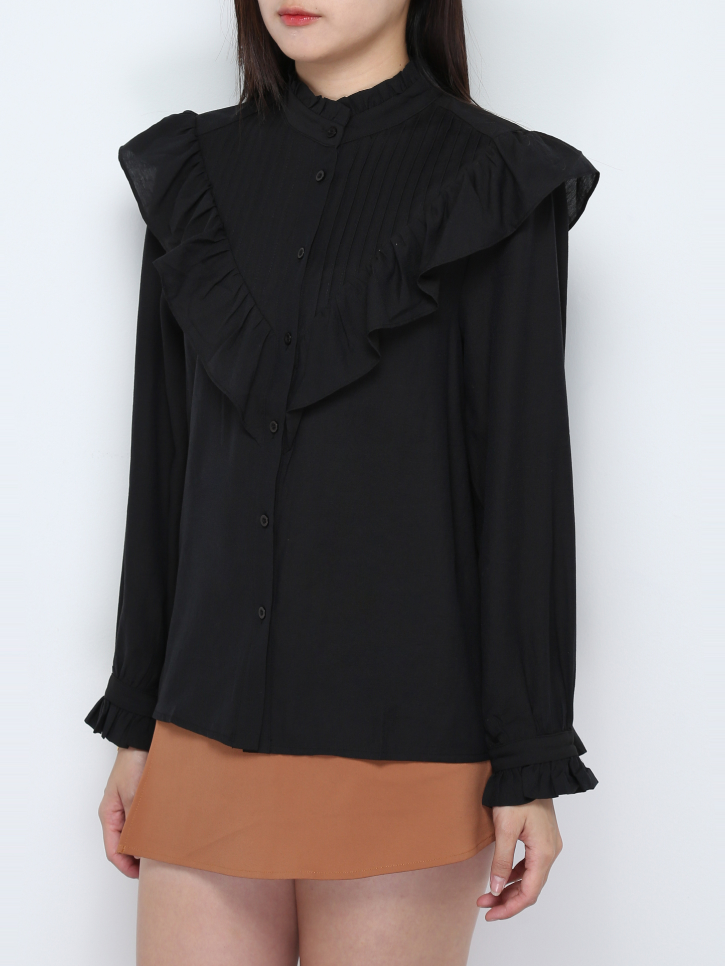 Ruffles Long Sleeve Blouse 28278