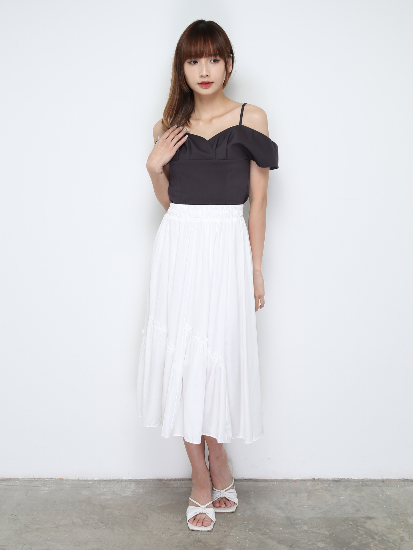 Off Shoulder With Strap Top 28309