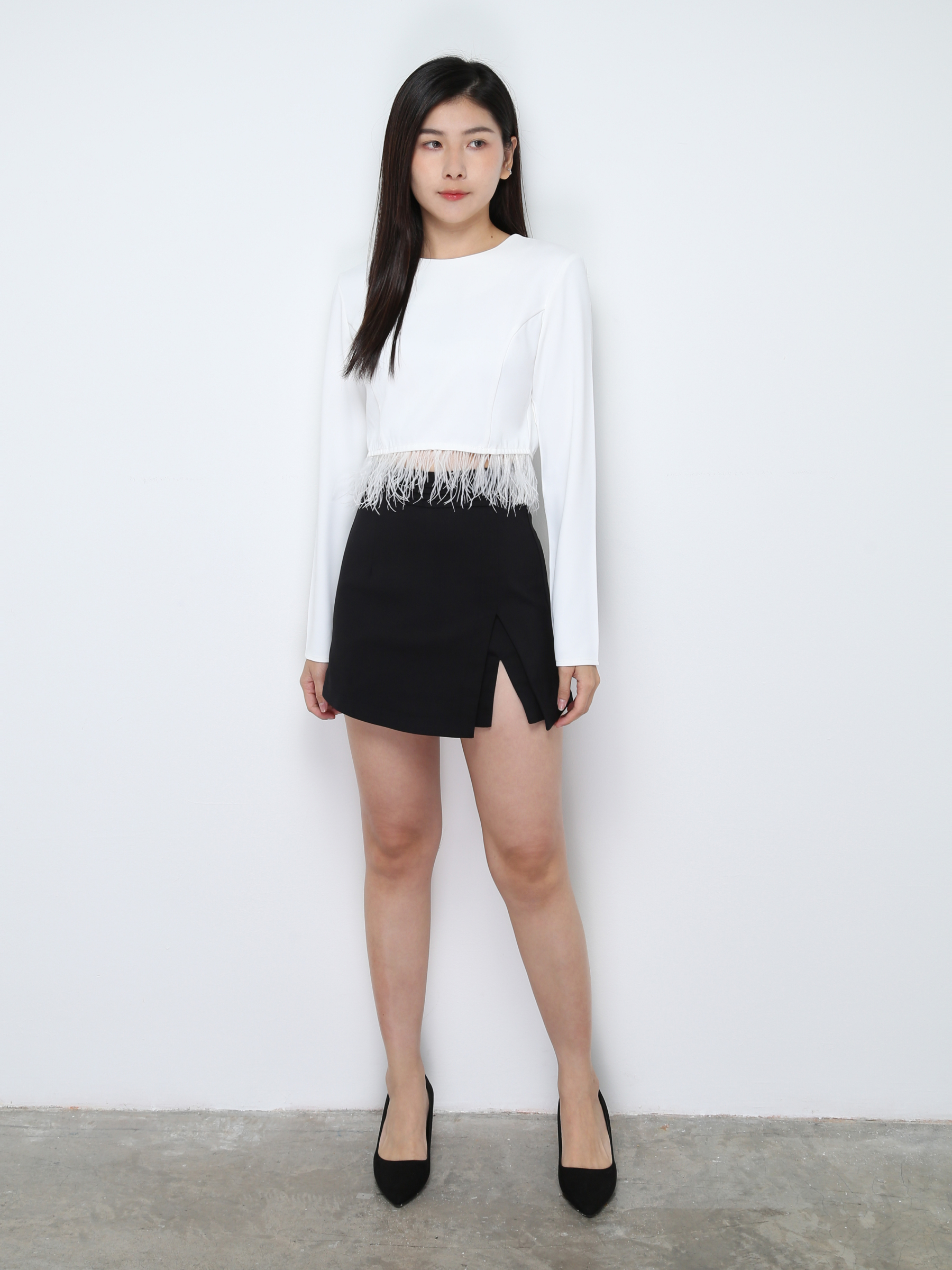 Long Sleeve Tassel Top 28336