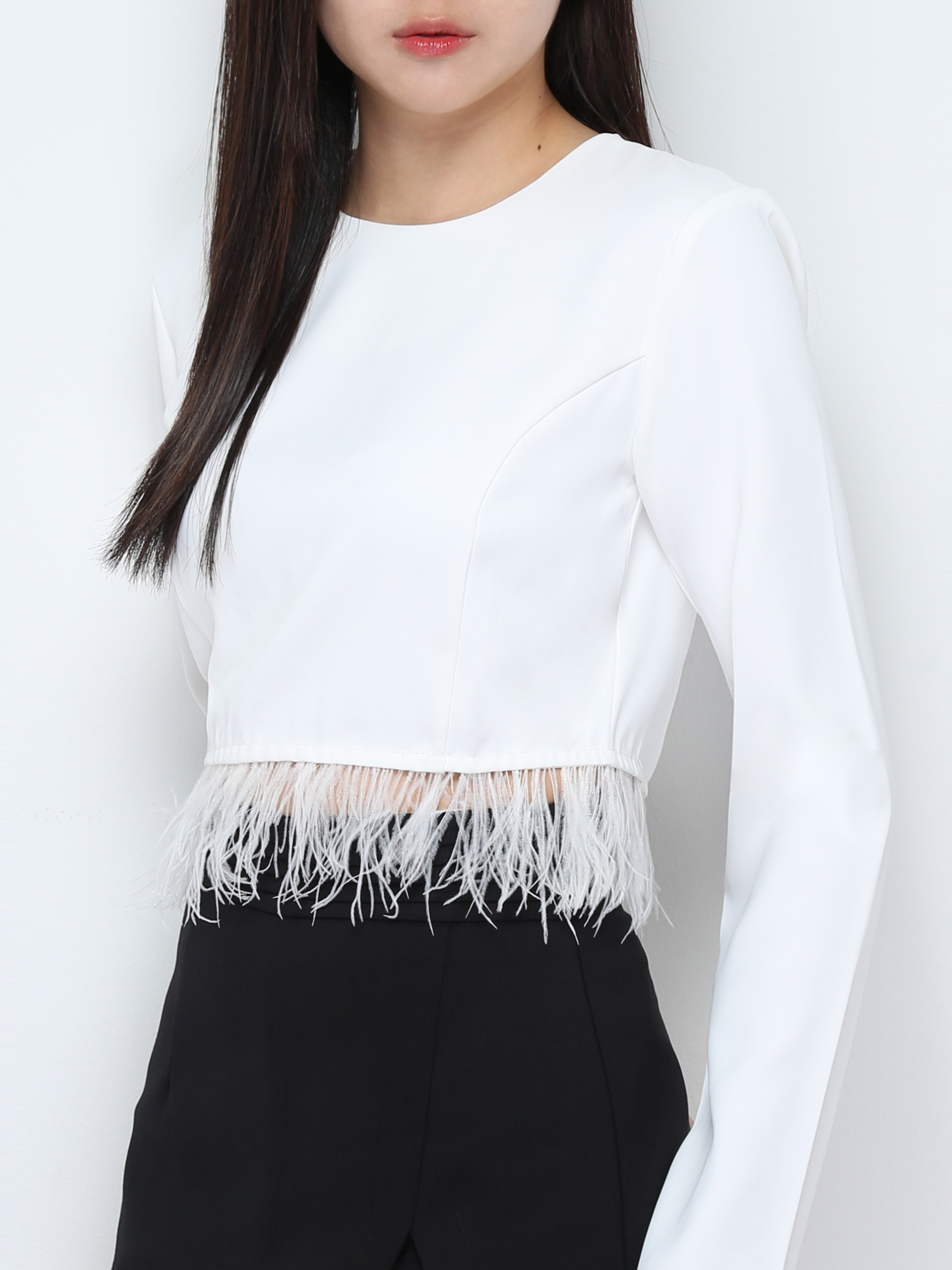 Long Sleeve Tassel Top 28336