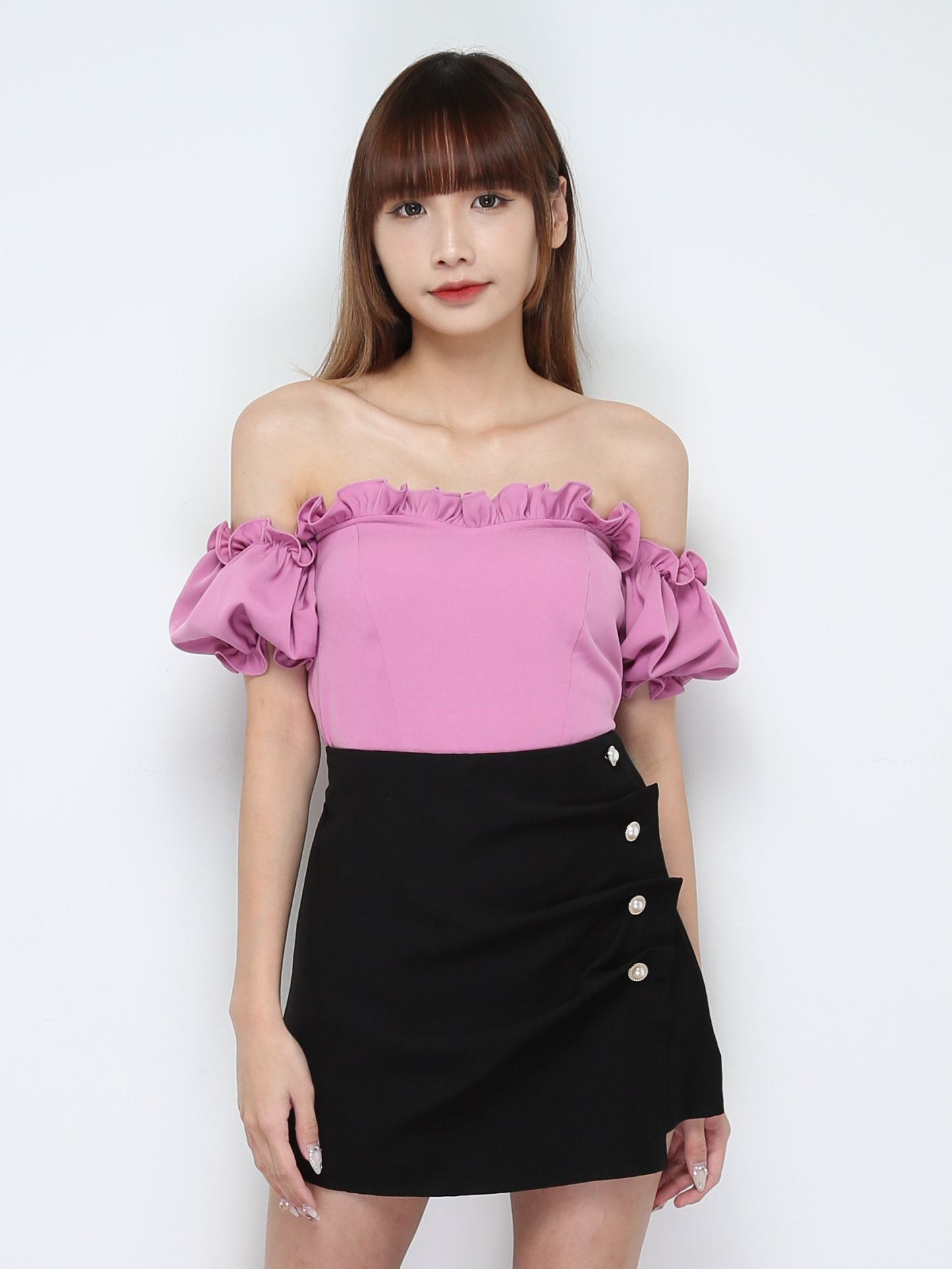 Short Sleeve Off Shoulder Top 28376