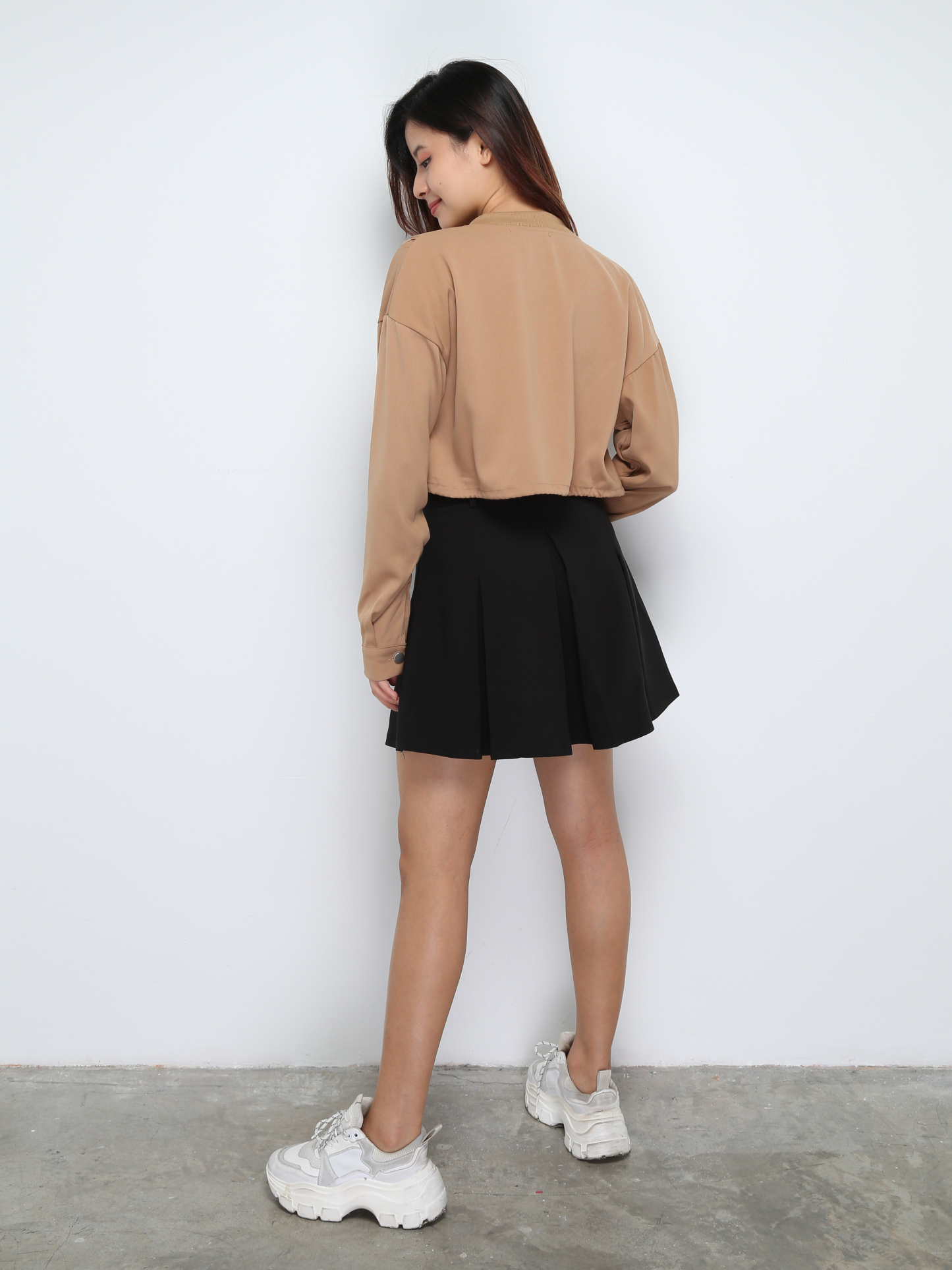 Long Sleeve Front Zip Top 28377