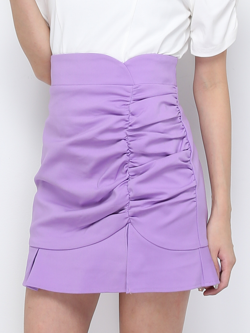 High Waist Pleated Skirt 28298