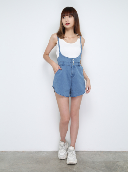 With Gold Ring Strap Sleeveless Top 28459