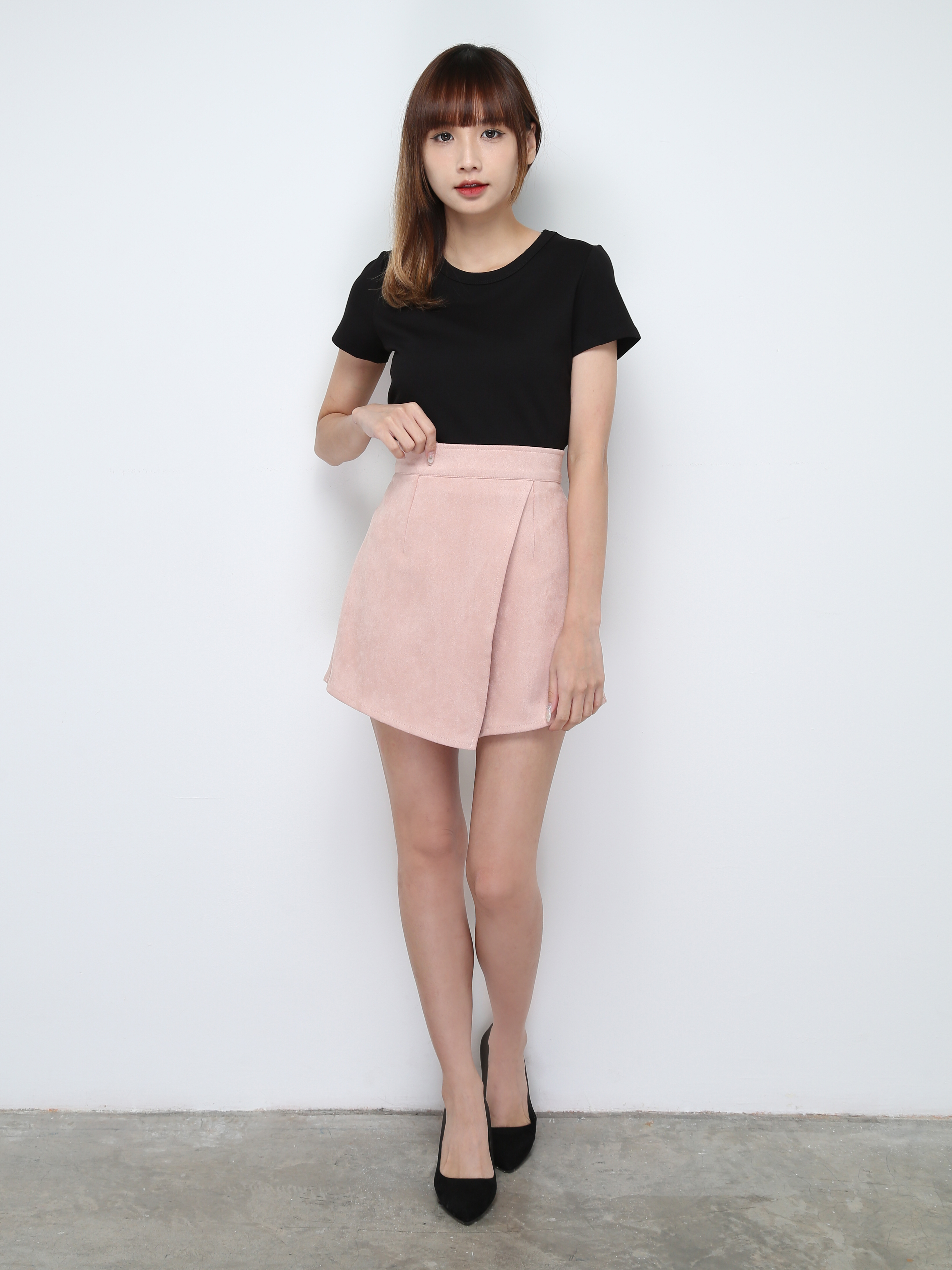 High Waist Wrap Skirt pants 28718