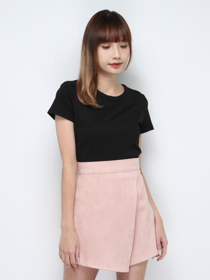 Short Sleeve Plain Top 28493