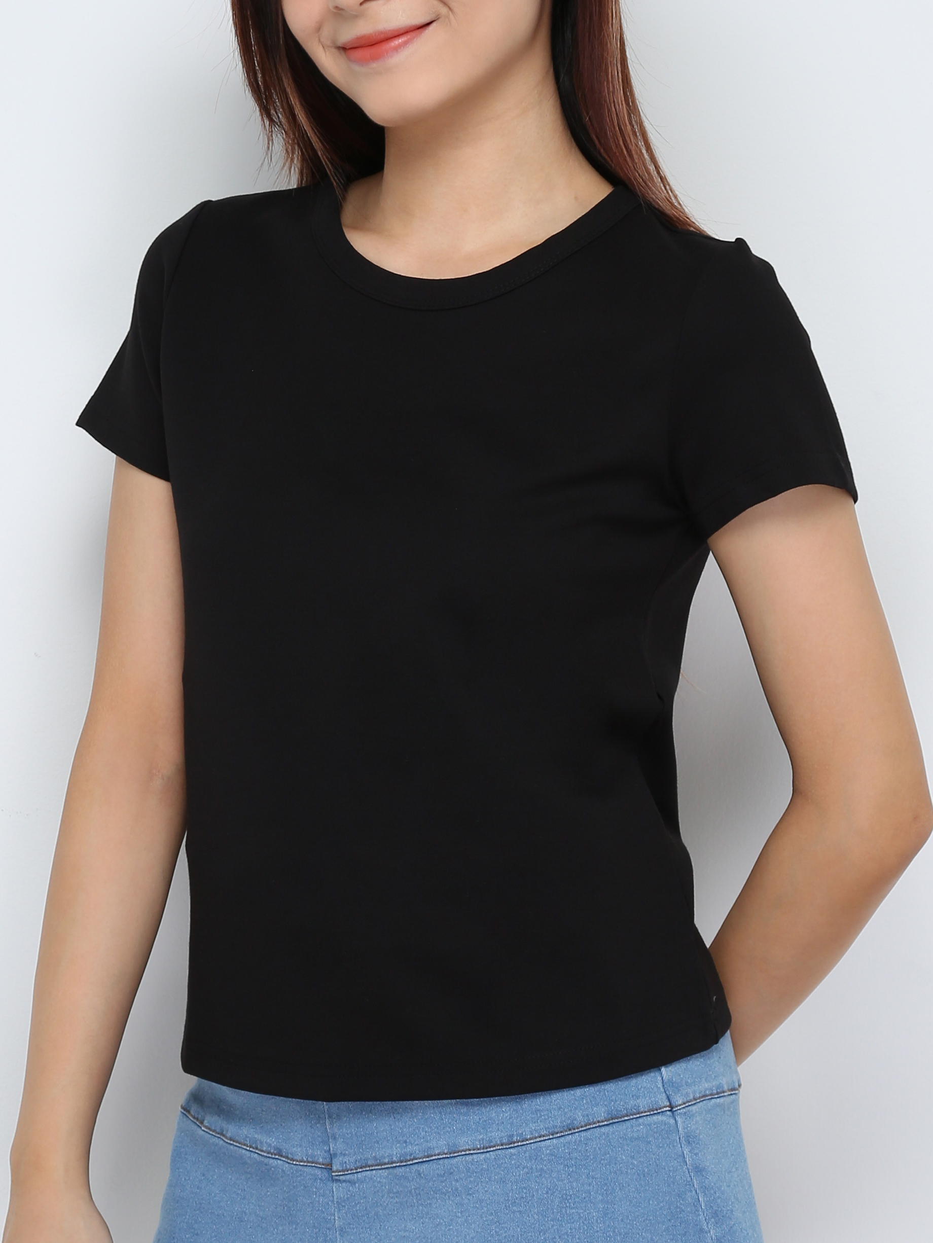 Short Sleeve Plain Top 28493