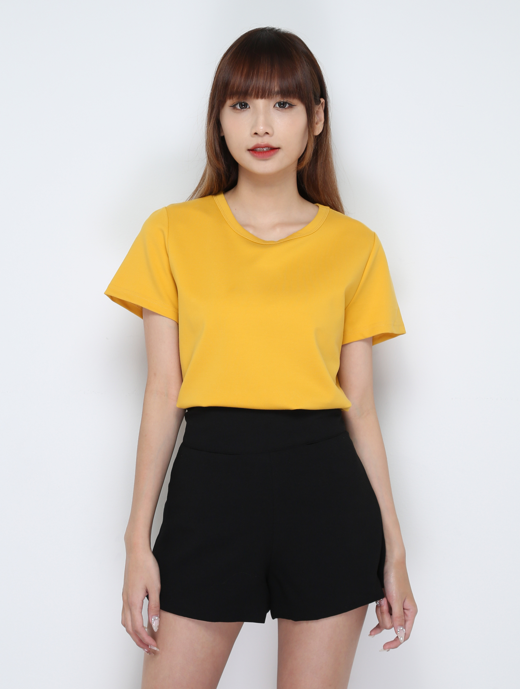 Short Sleeve Plain Top 28493
