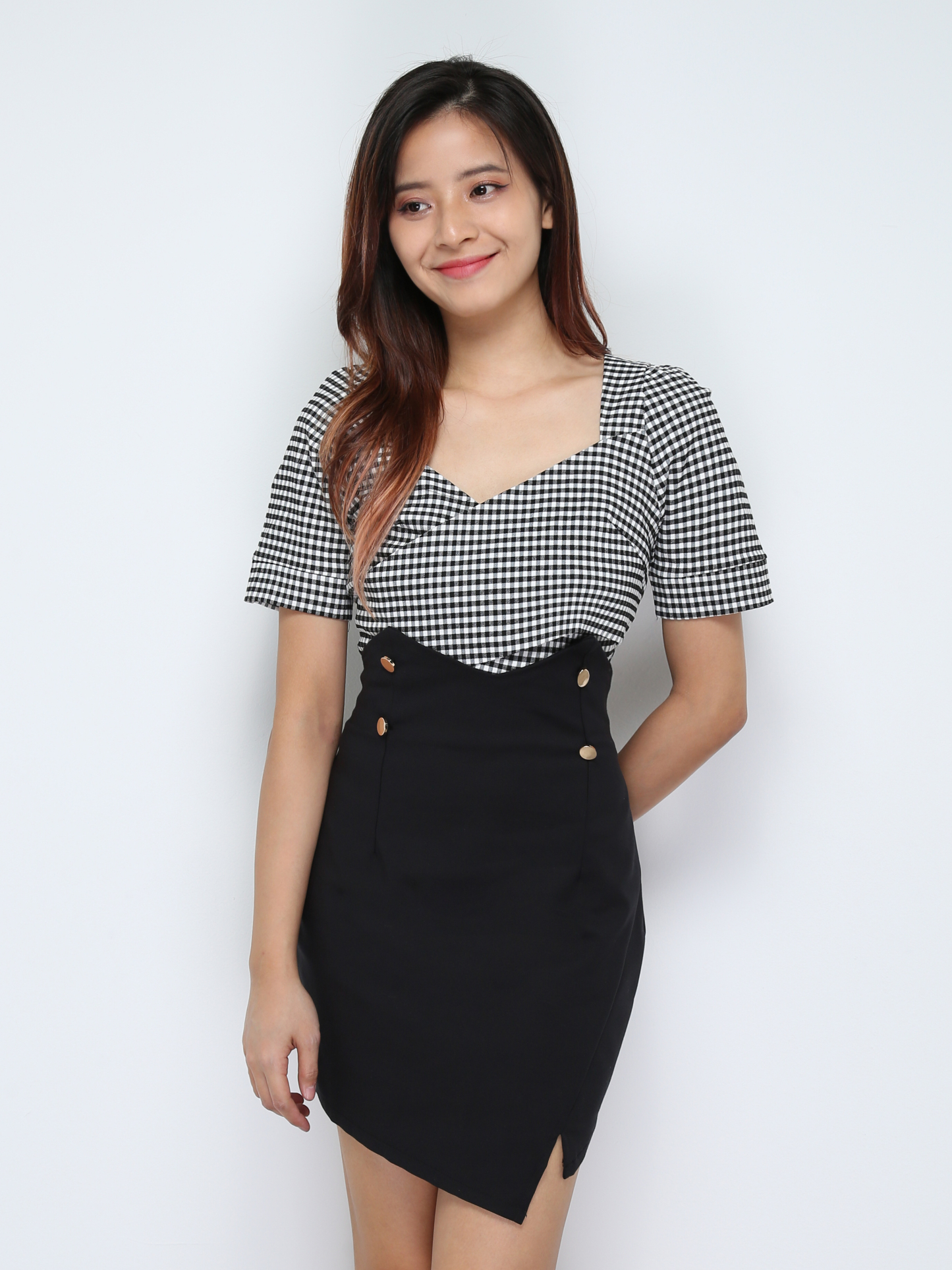 Short Sleeve Wrap Top 28712