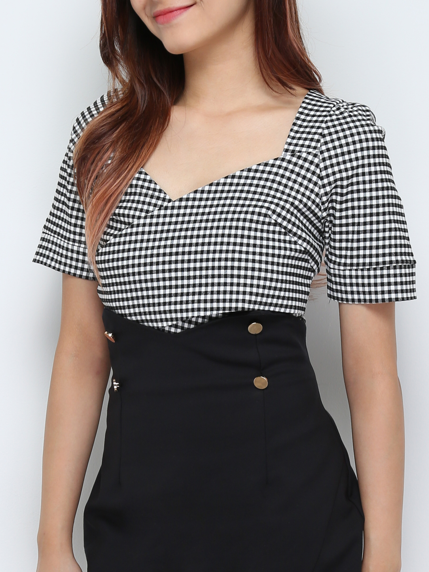 Short Sleeve Wrap Top 28712