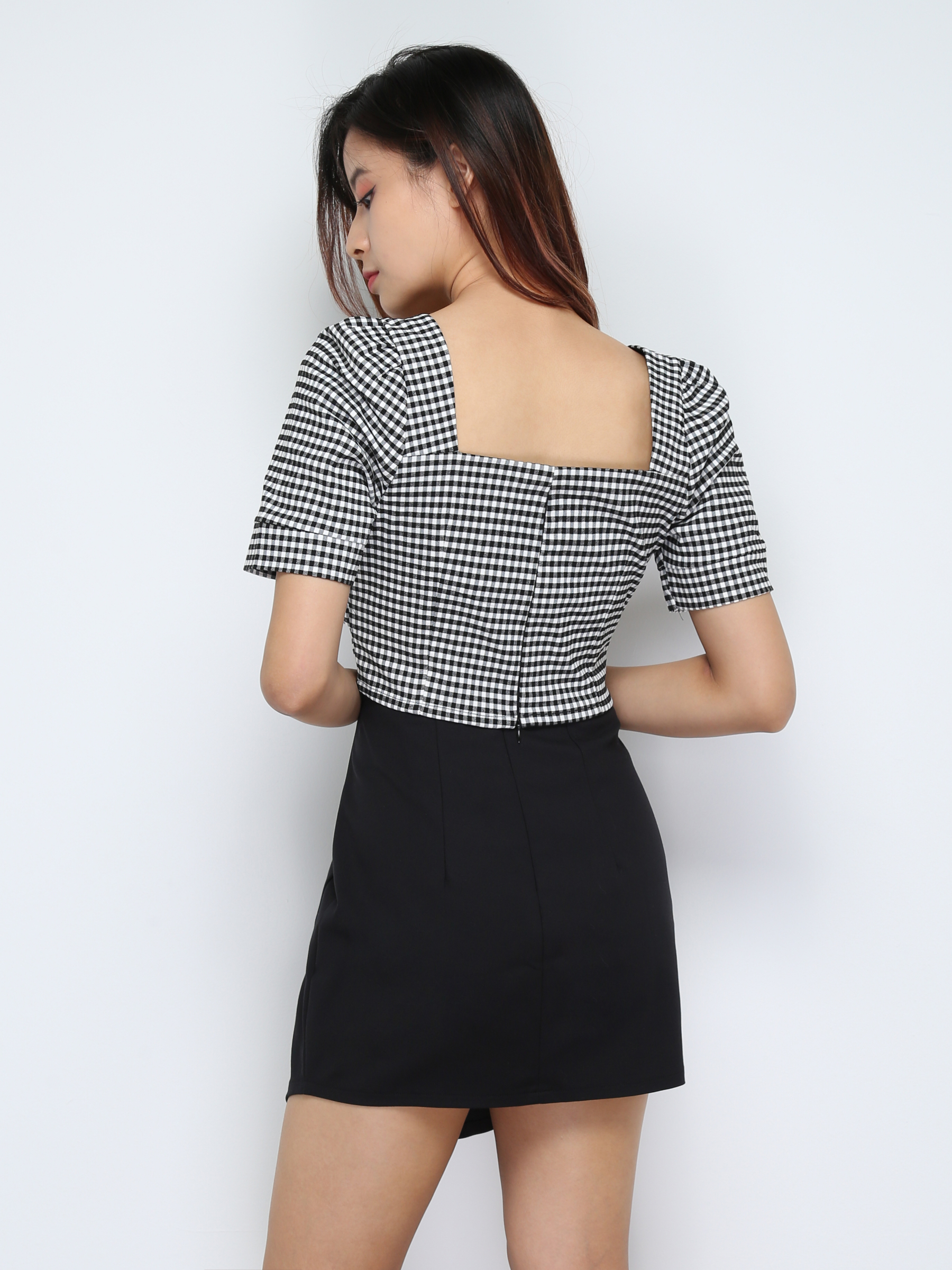 Short Sleeve Wrap Top 28712