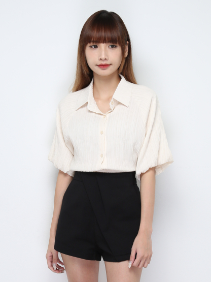 Pleated Front Pocket Short Pant 28396
