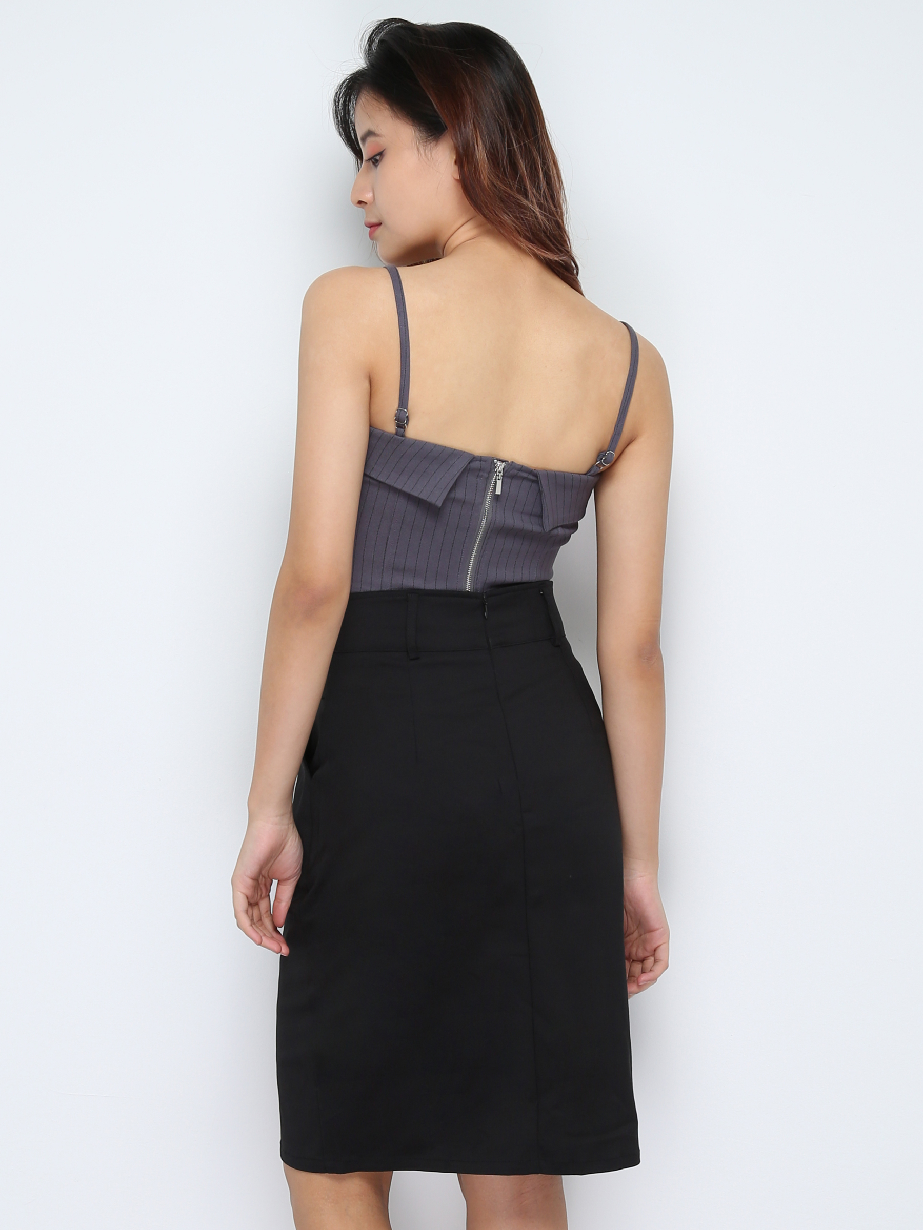 Sleeveless Stripe Top 28743