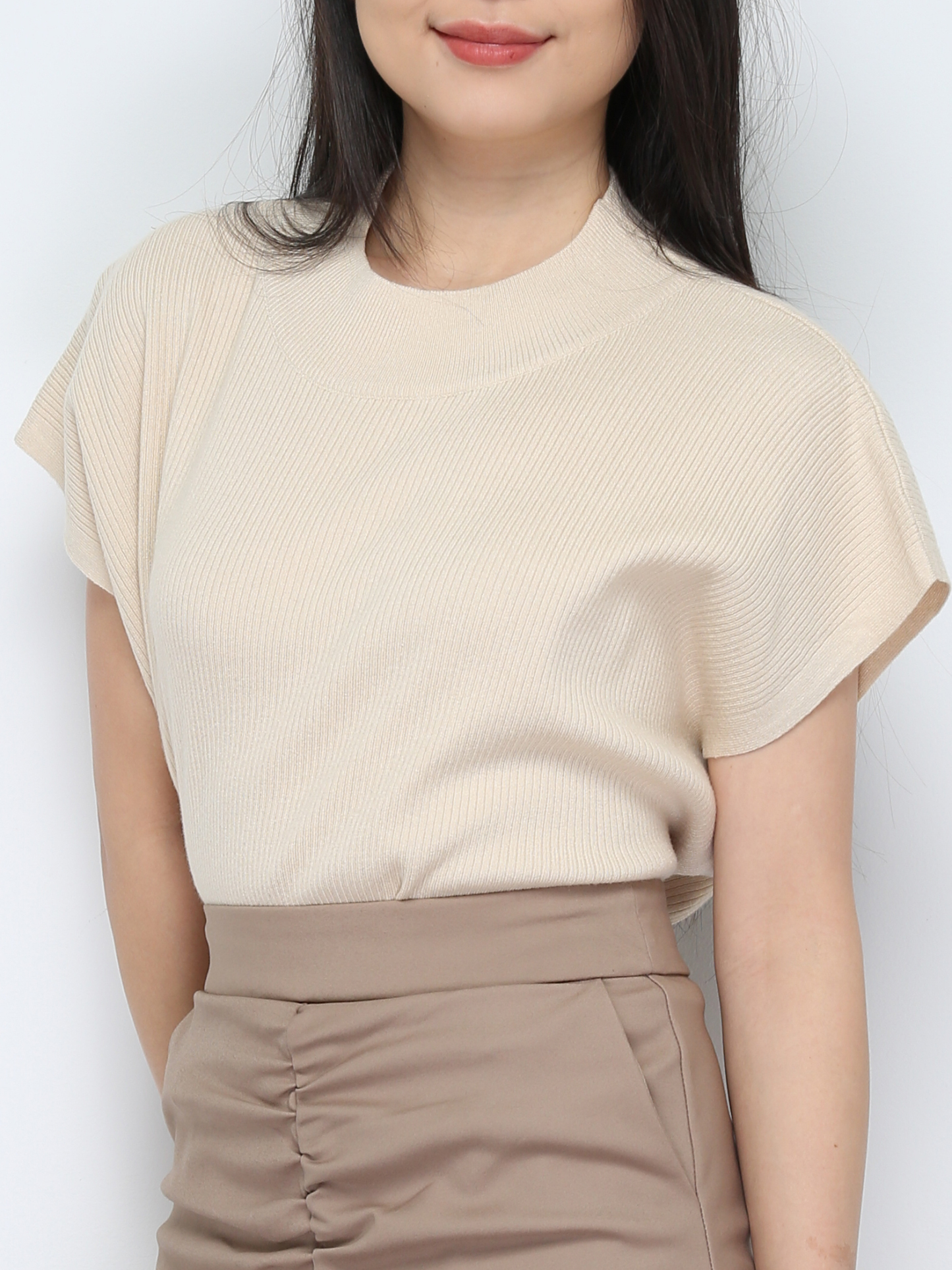 High Waist Pleated With Ruffles Skirt 28739