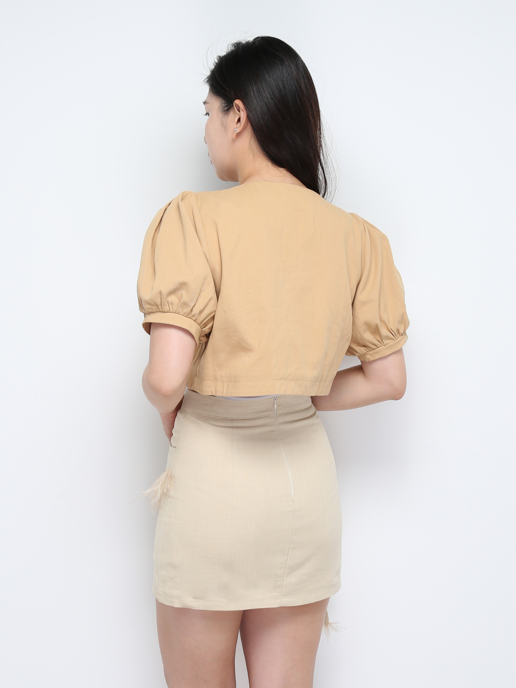 High Waist Tasse; Wrap Skirt 28264