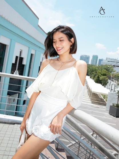 Ruffles With Chain Strap Top 28998 