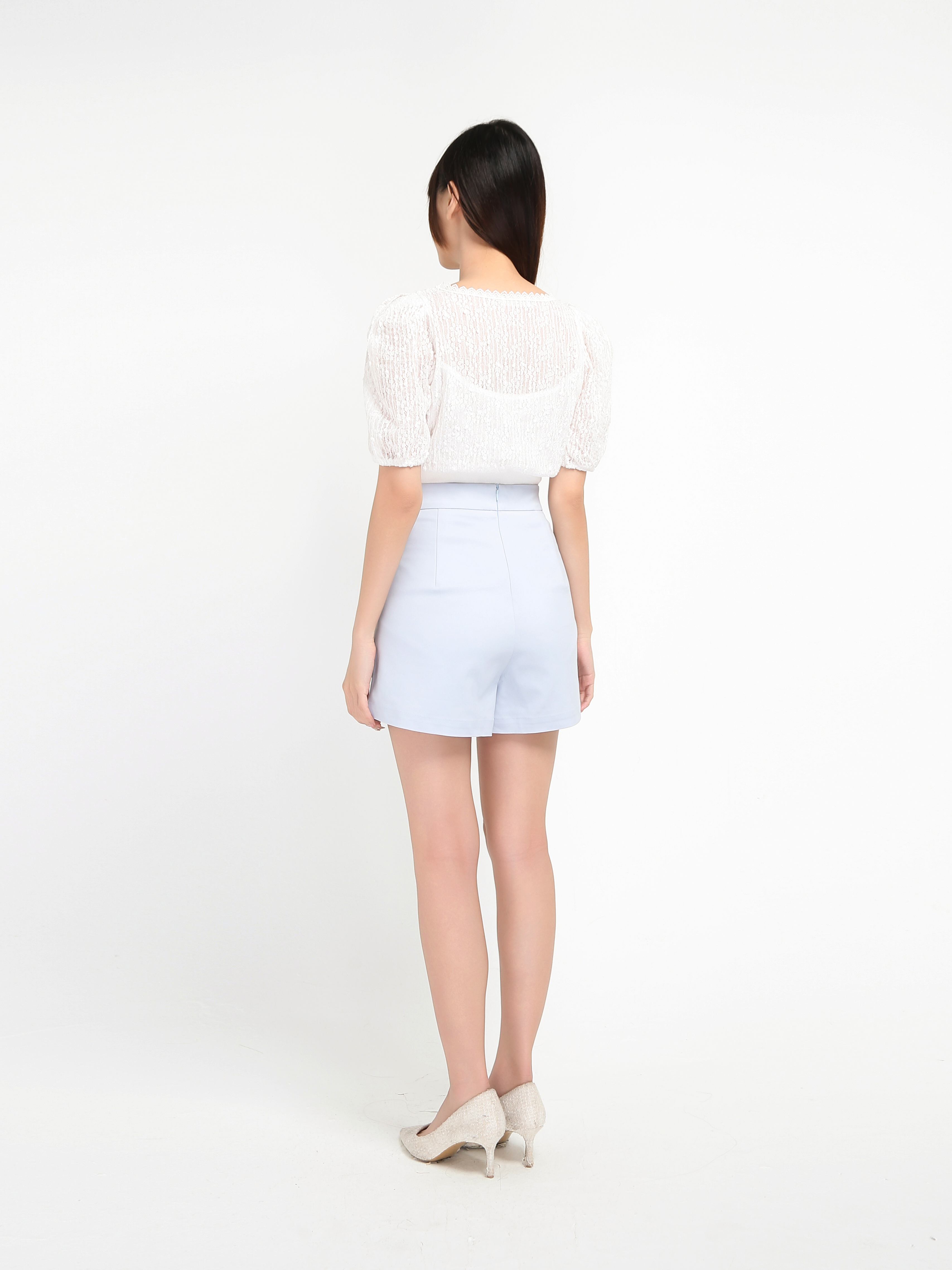 Lace Waist Stretchable Top 29005