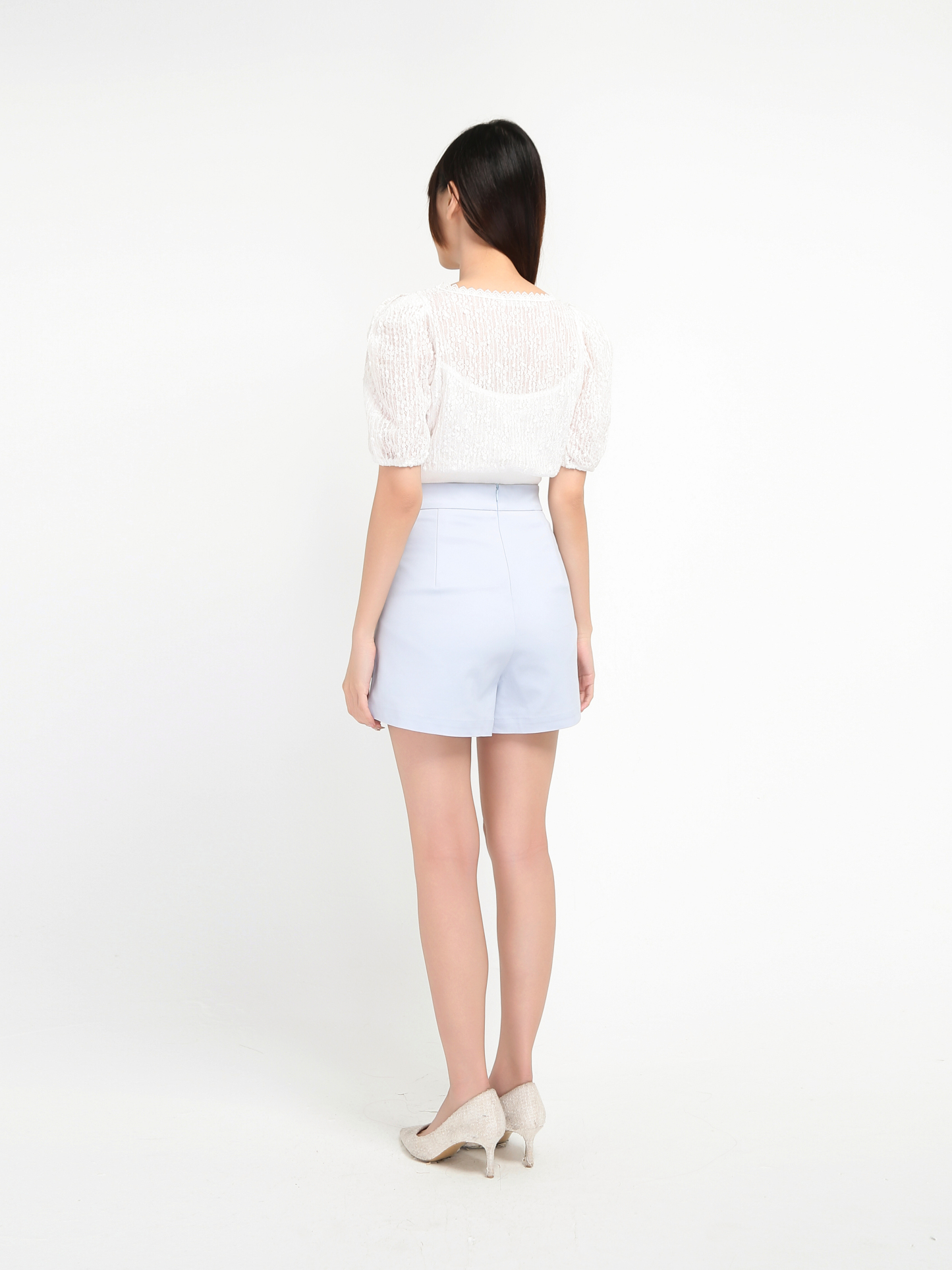 Lace Waist Stretchable Top 29005