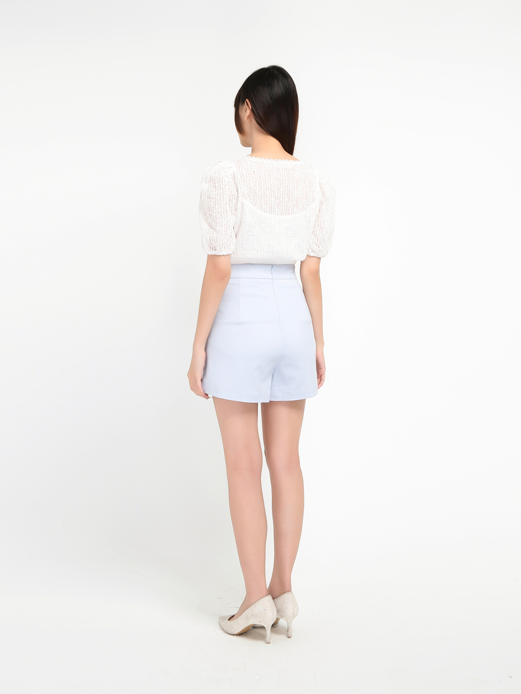 Lace Waist Stretchable Top 29005