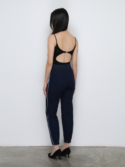 High Waist Denim Long Pants 29088