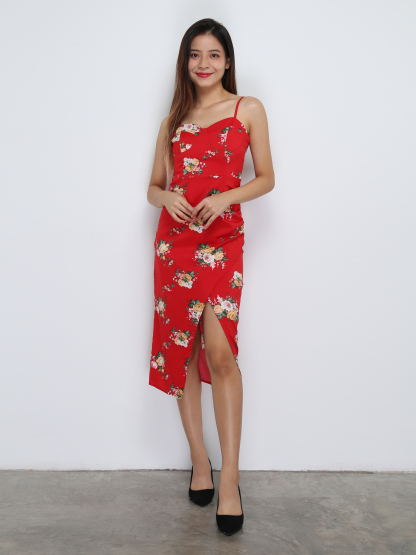Floral With Split Dress 29067