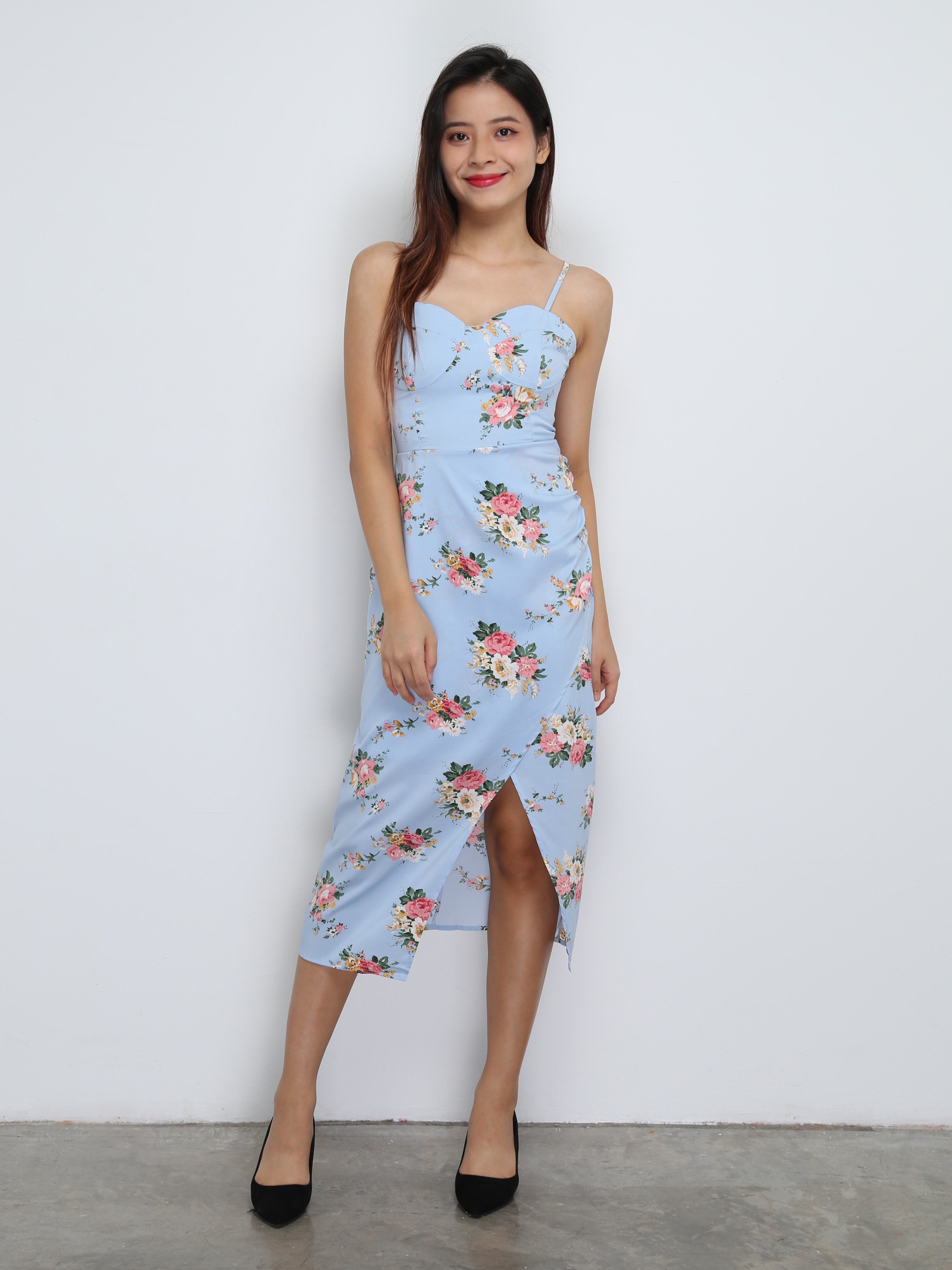 Floral With Split Dress 29067