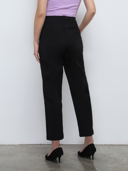 Waist Strap Tie Up Long Pants 29093