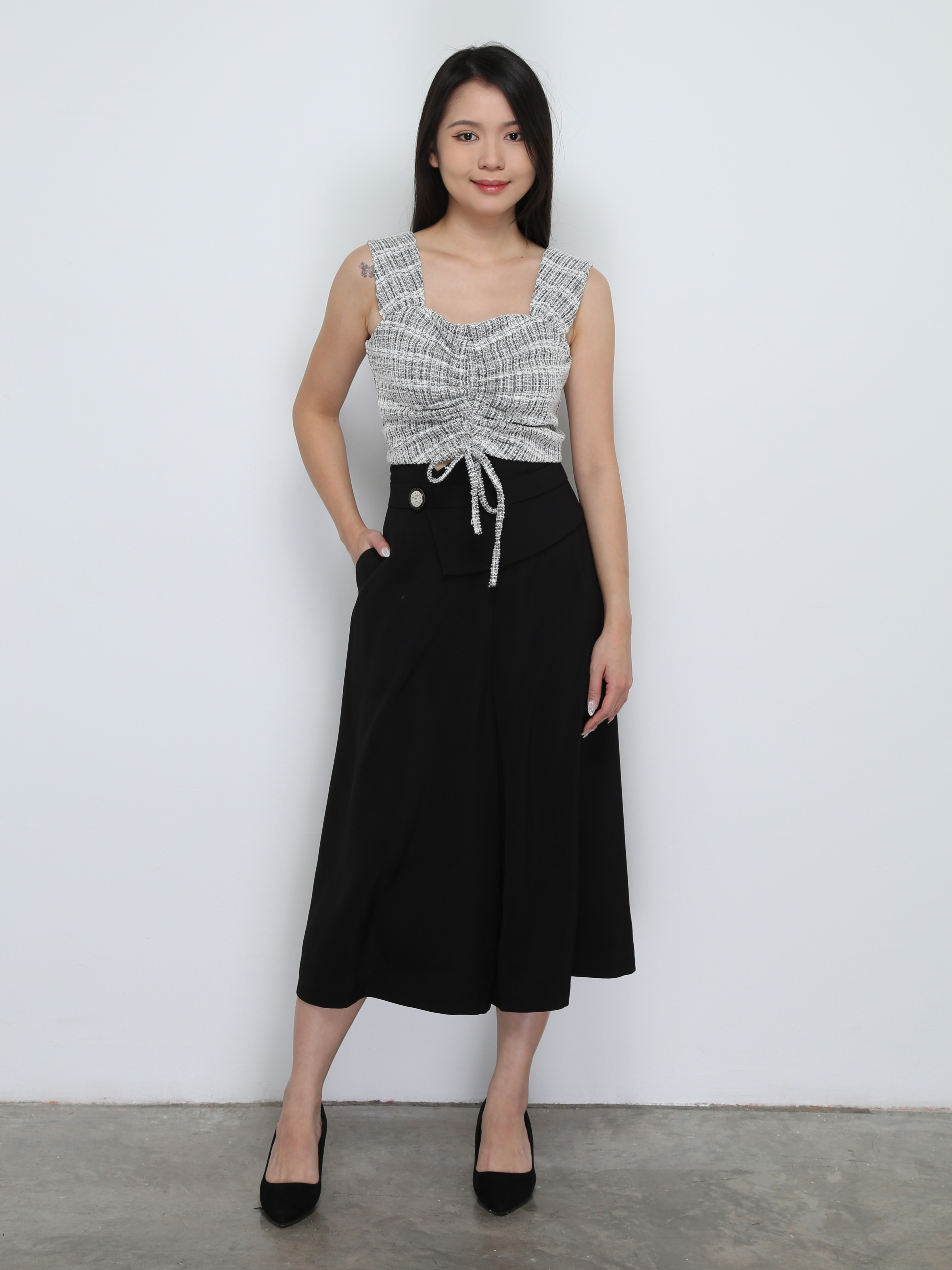 High Waist Wide Leg Long pants 29096