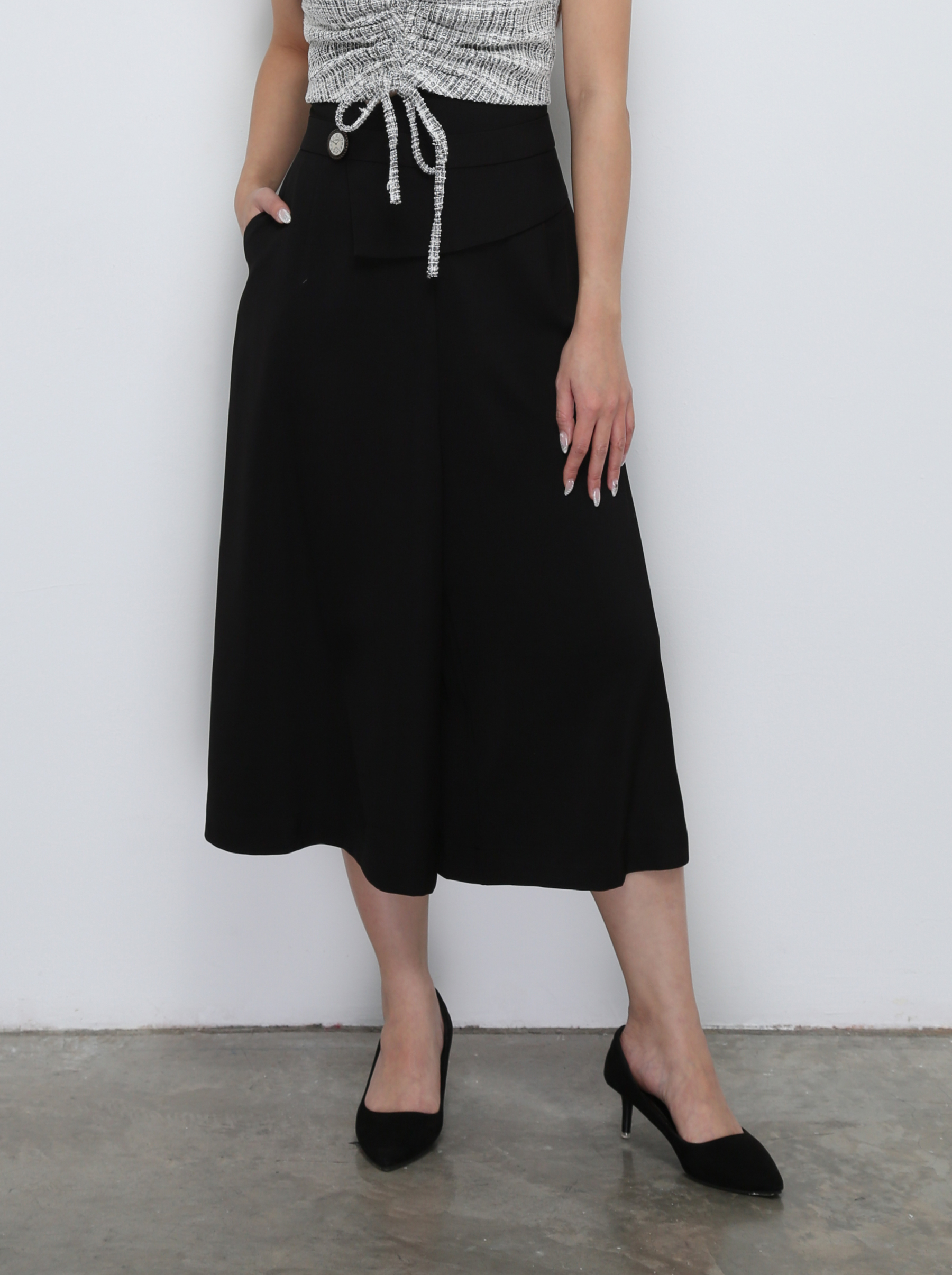 High Waist Wide Leg Long pants 29096