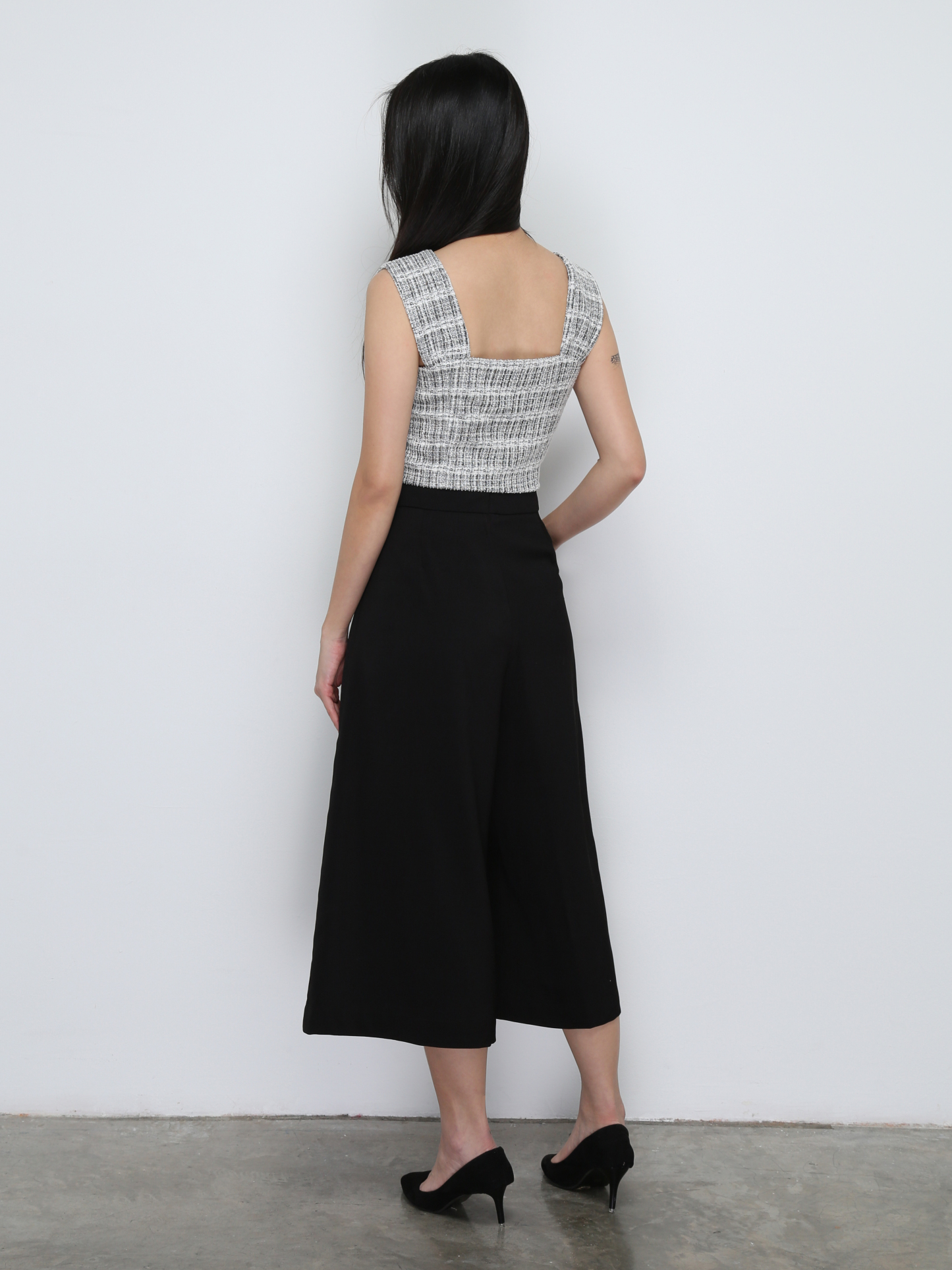 High Waist Wide Leg Long pants 29096