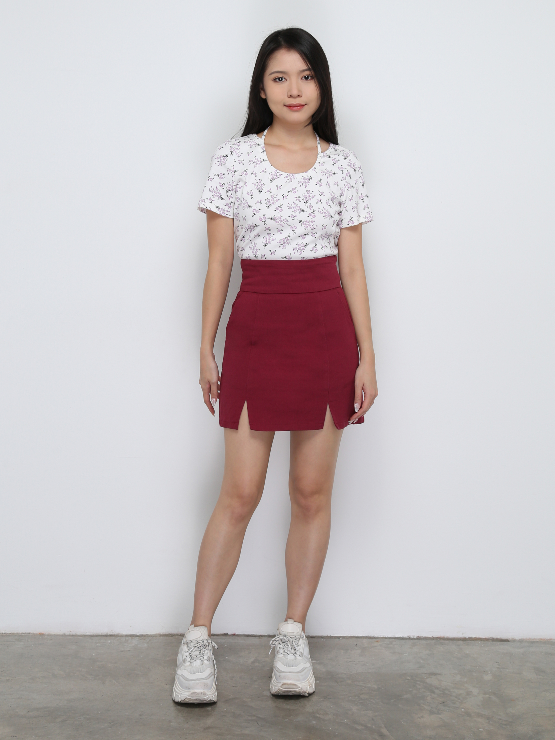 High Waist With Split Skirt 29120