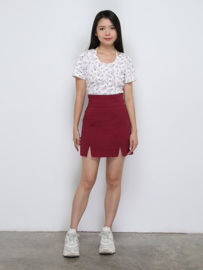 High Waist With Split Skirt 29120