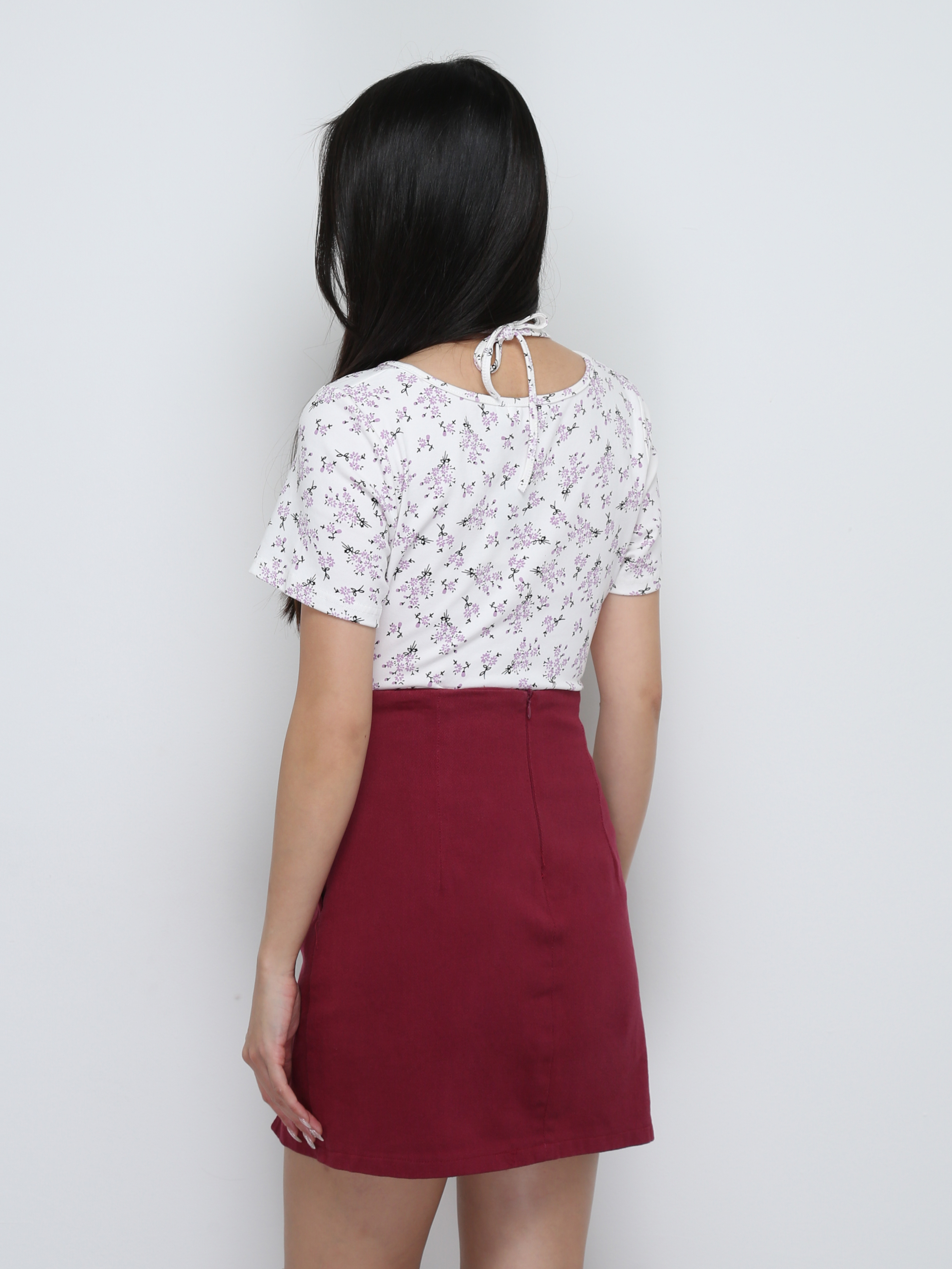 High Waist With Split Skirt 29120