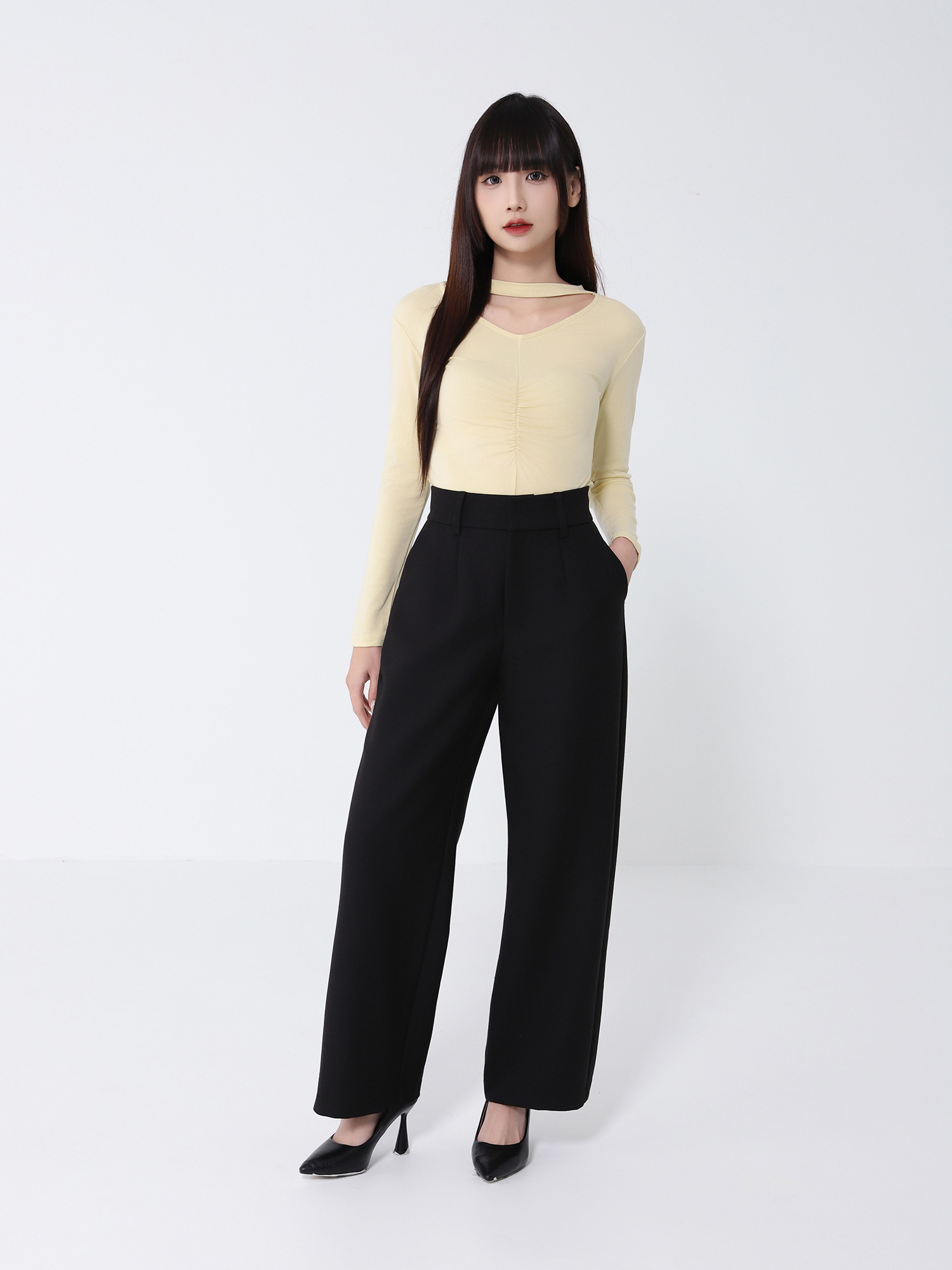 Front Wrinkled Top 46357